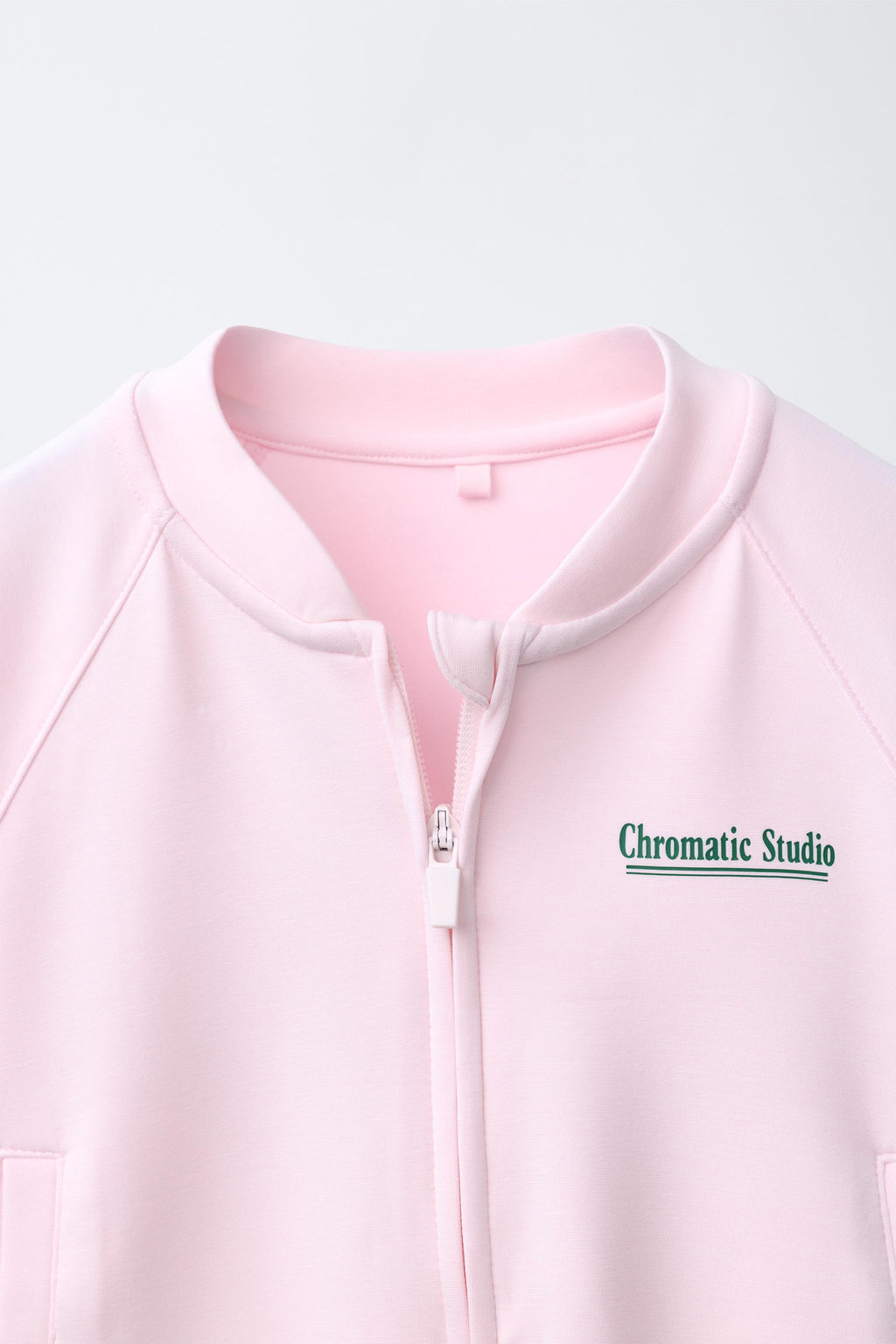 SUDADERA CREMALLERA CON MODAL / Rosa pastel - Zara фото 3