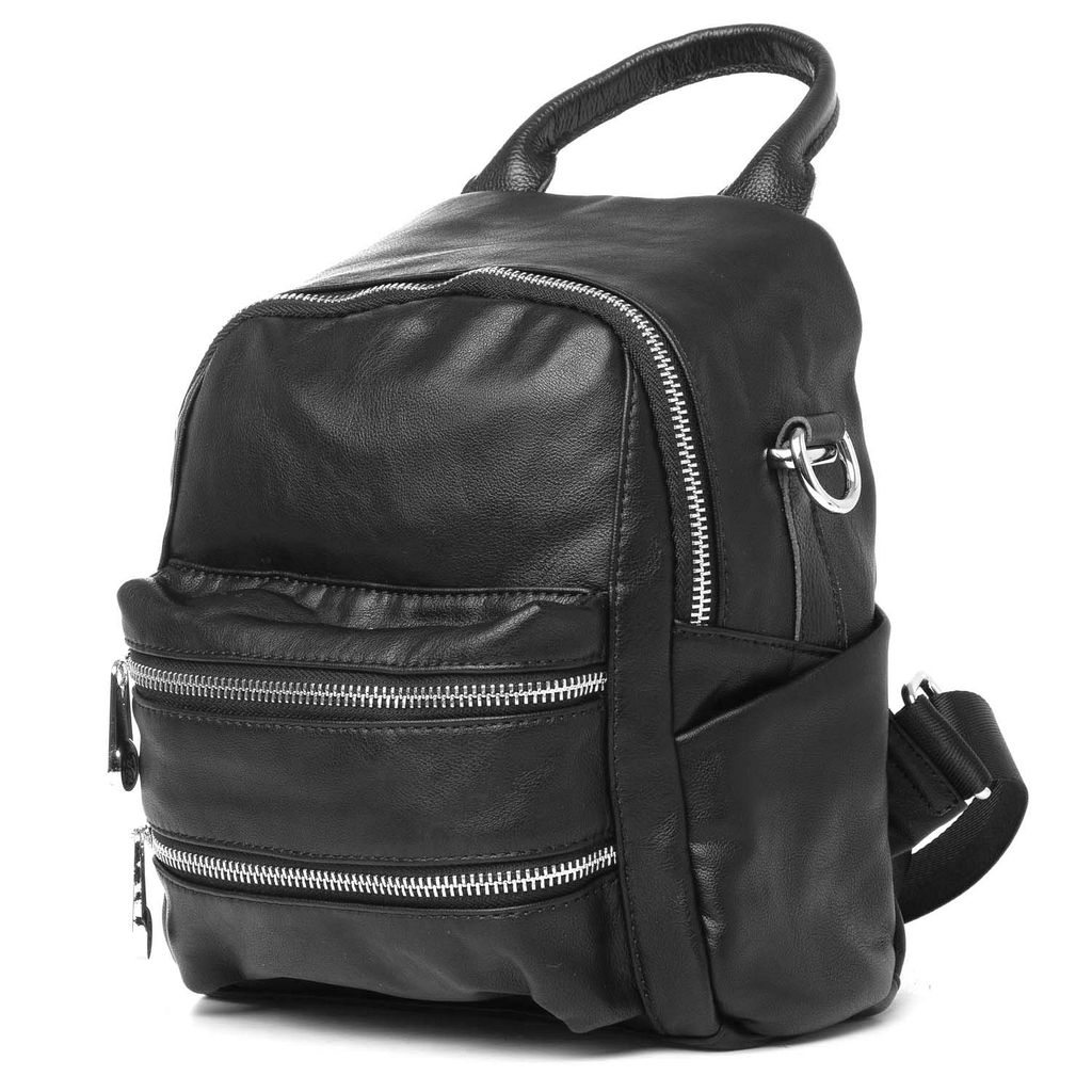 931-2 black, женский рюкзак из экокожи Barcelo Biagi