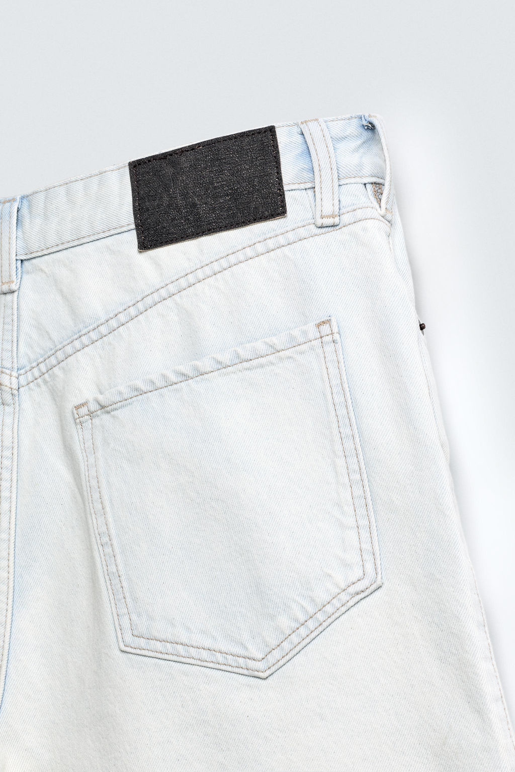 REGULAR FIT DENIM SHORTS - Zara фото 9