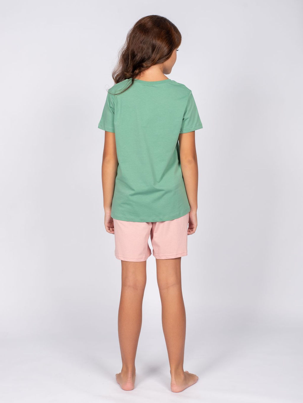 Пижама для девочки (футболка+шорты) 91273 Lets go - Let's go фото 9