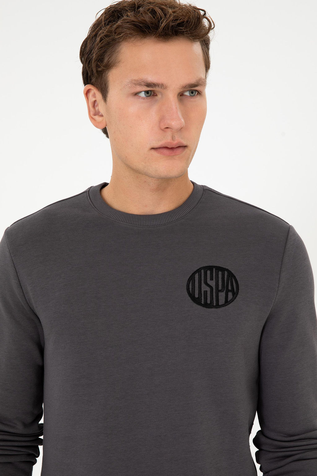 Erkek Gri Sweatshirt