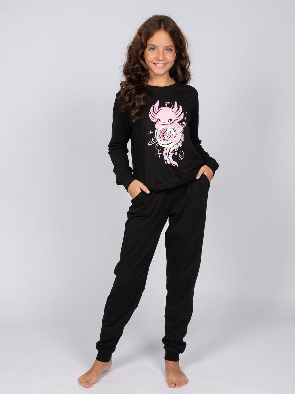 Пижама для девочки (джемпер+брюки) 91281 Lets go - Let's go фото 3