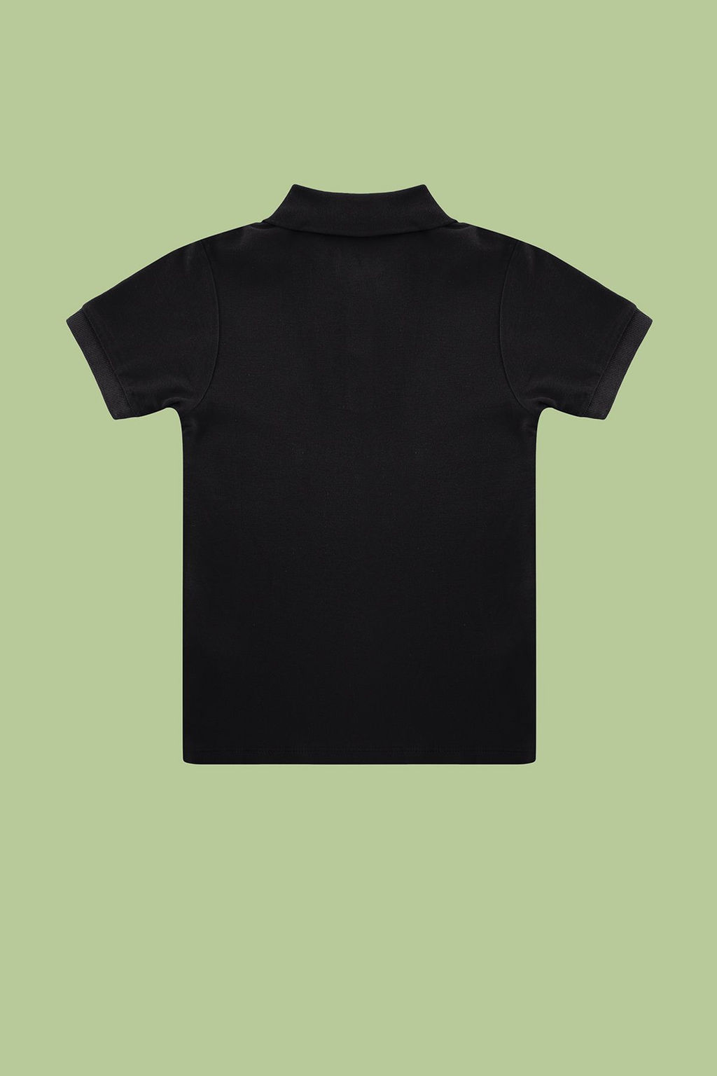 Siyah Unisex %100 Pamuk Basic Polo Yaka Regular/Normal Kal?p K?sa Kol Orme T-Shirt TKDSS24TS00024 - Trendyolmilla фото 2