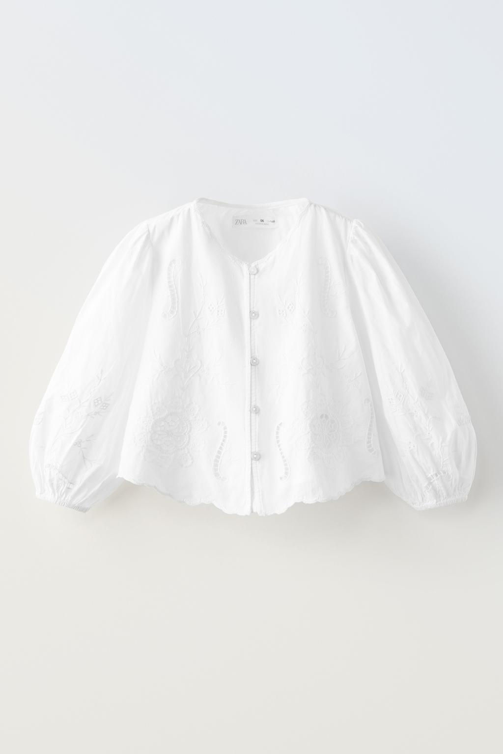 EMBROIDERED ROMANTIC SHIRT - Zara фото 2