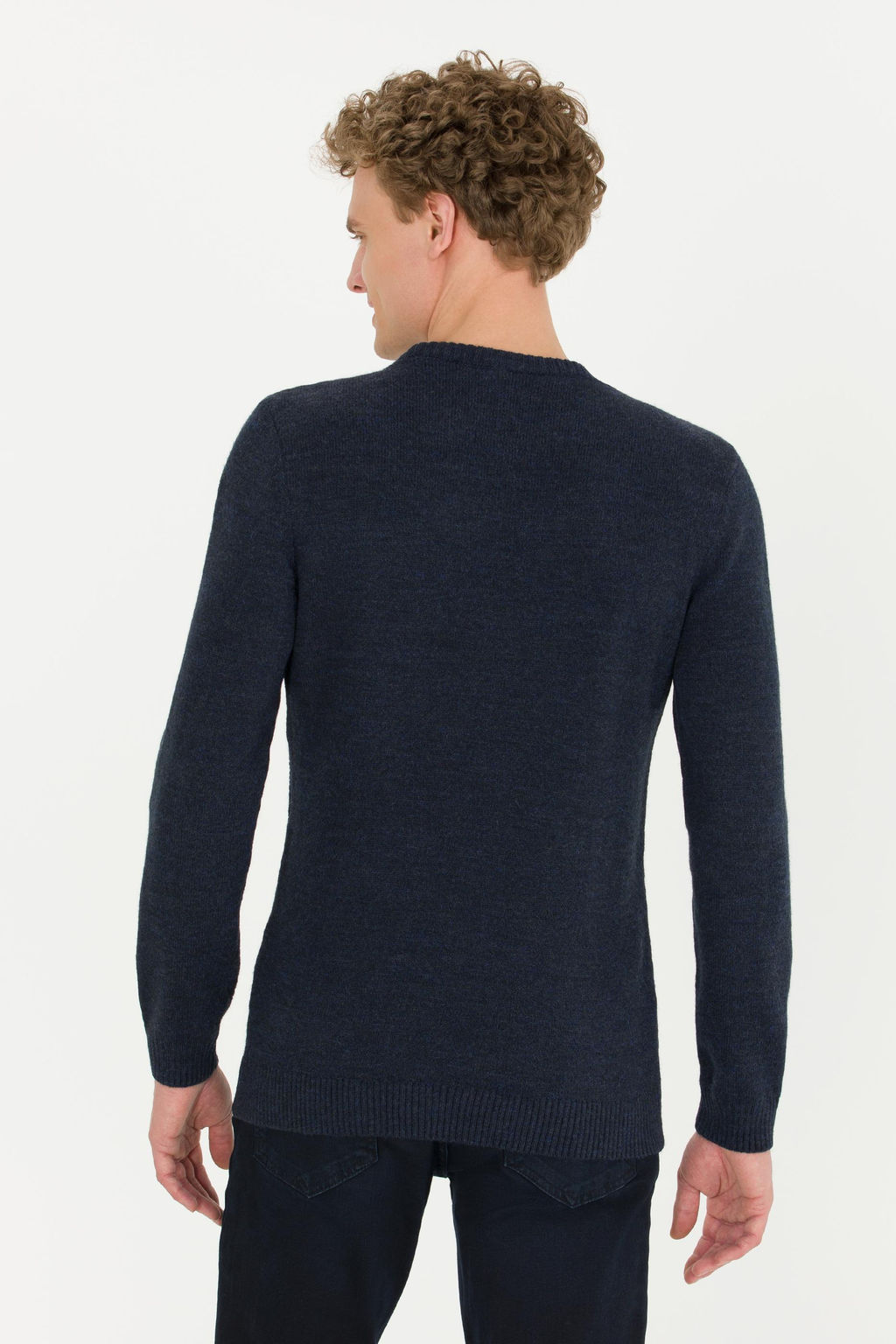 Мужской темно-синий свитер - U.s. polo assn фото 5