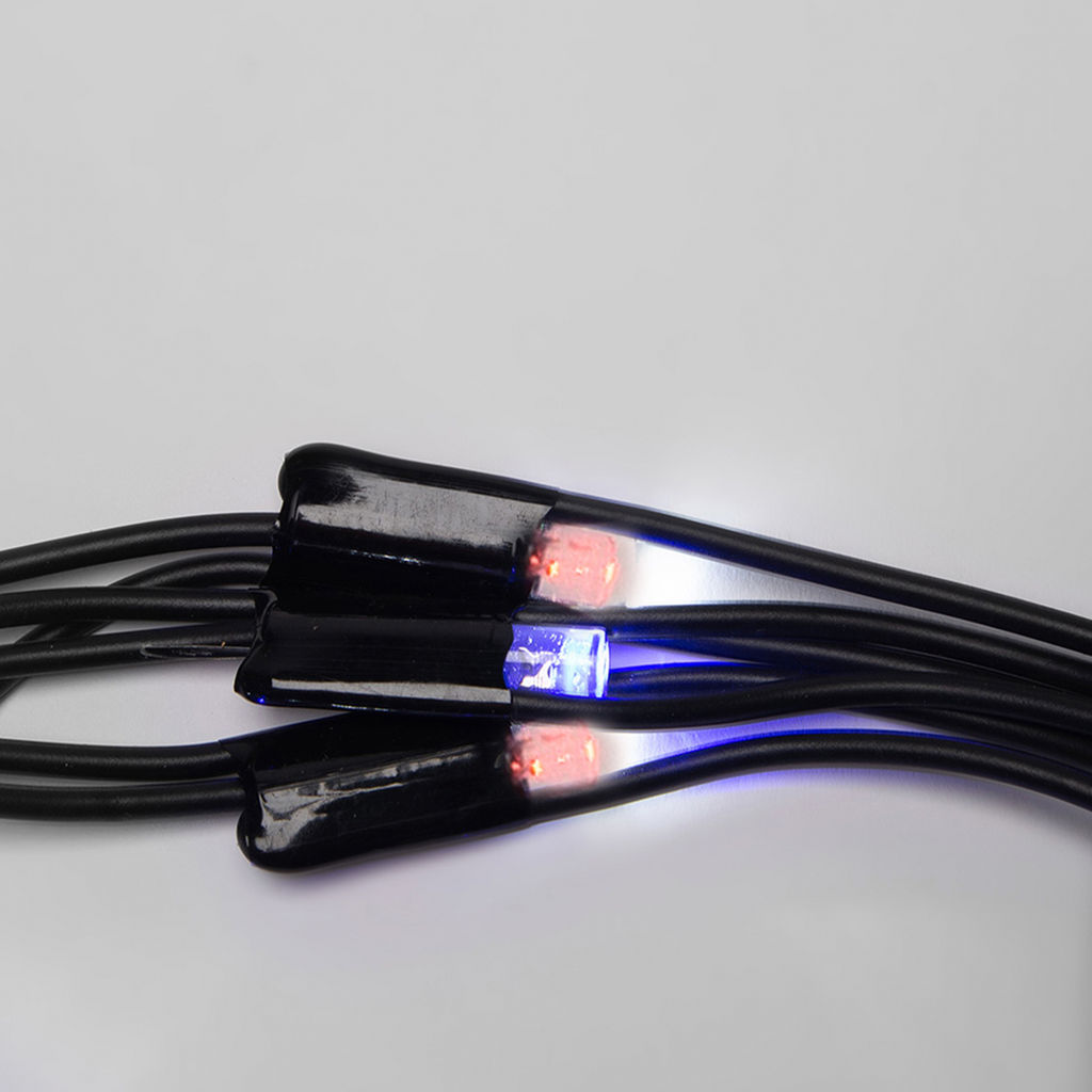 ULD-N2015-288/SBK RED-BLUE IP67 Сетка светодиодная, статическое свечение, 2*1,5м. Соединяемая. 288 светодиодов. Красно-синий свет. Провод черный. TM Uniel.