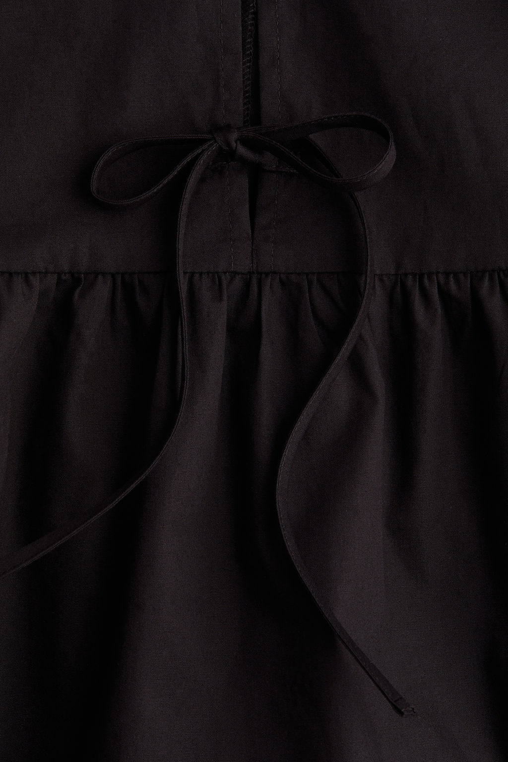 Vestido de popelina con triple lazada - H&m фото 3