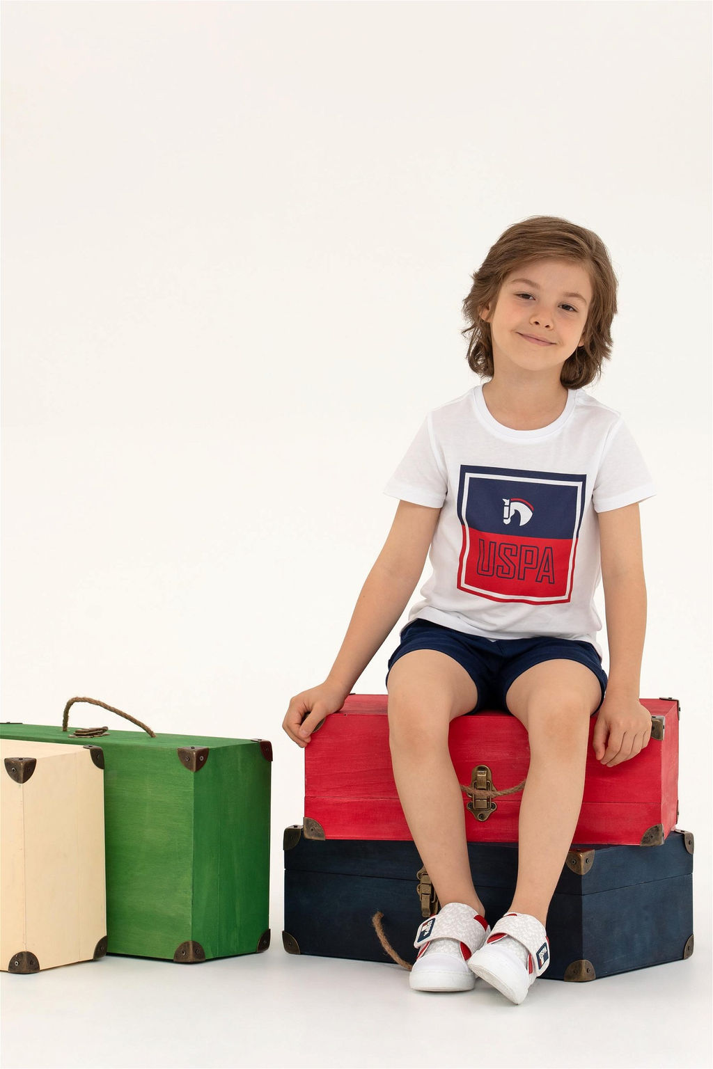 U. S. Polo Assn Детская белая футболка с круглым вырезом - U.s. polo assn фото 9