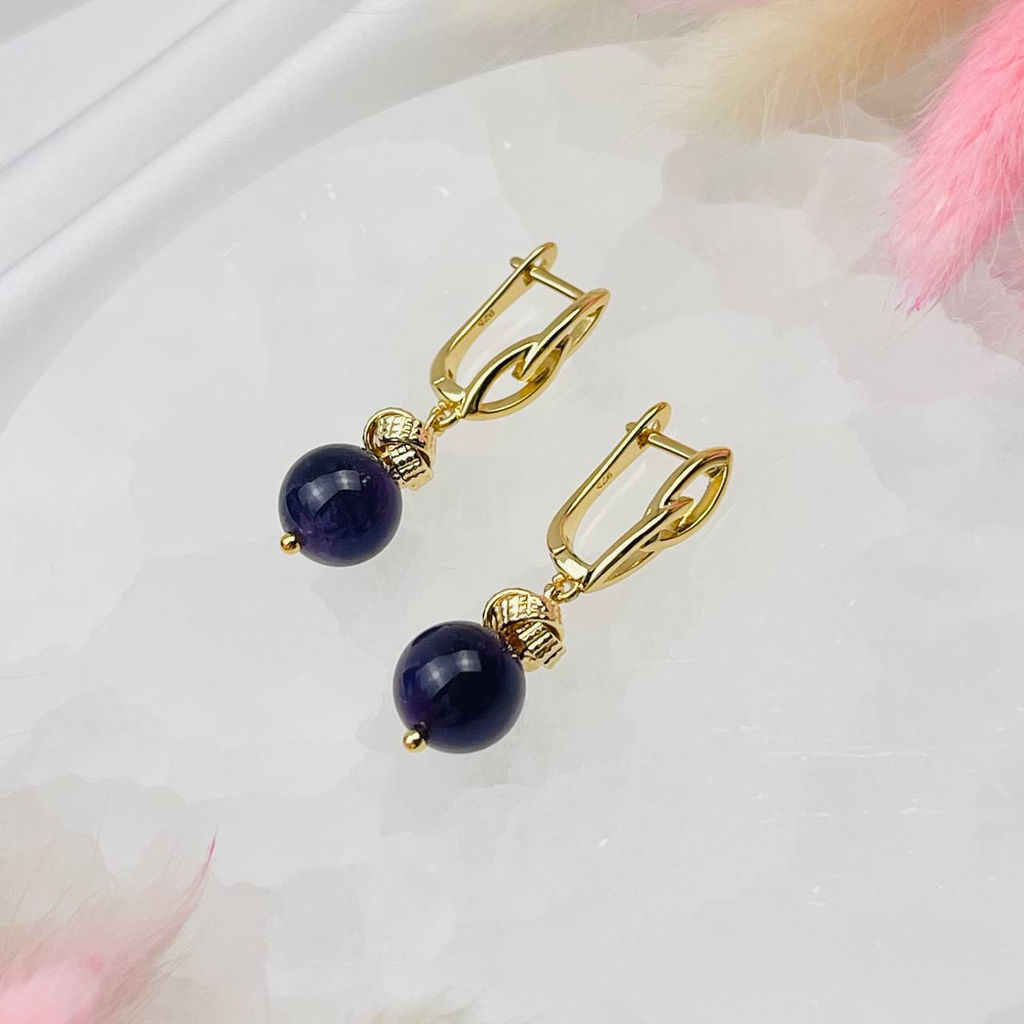 Серьги из Аметиста