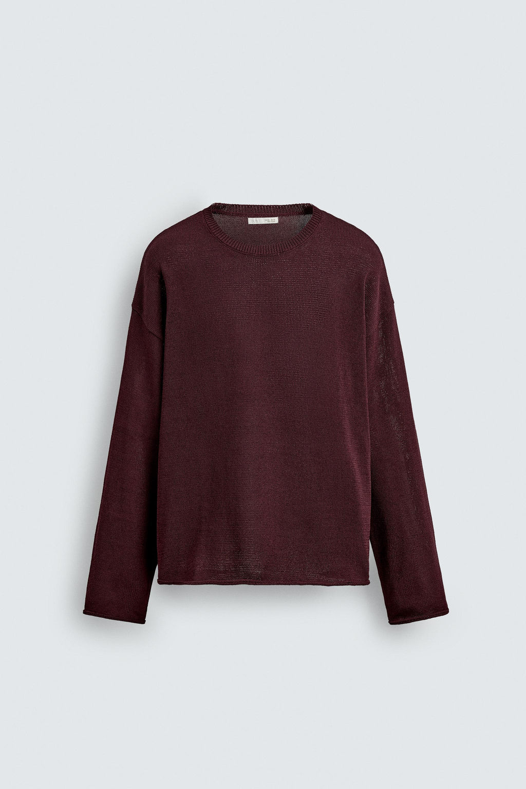 TEXTURED TURN-UP TRIM SWEATER - Zara фото 7