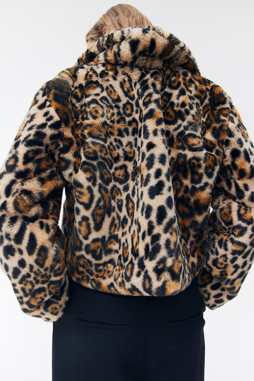 Cropped fluffy jacket - H&m фото 5