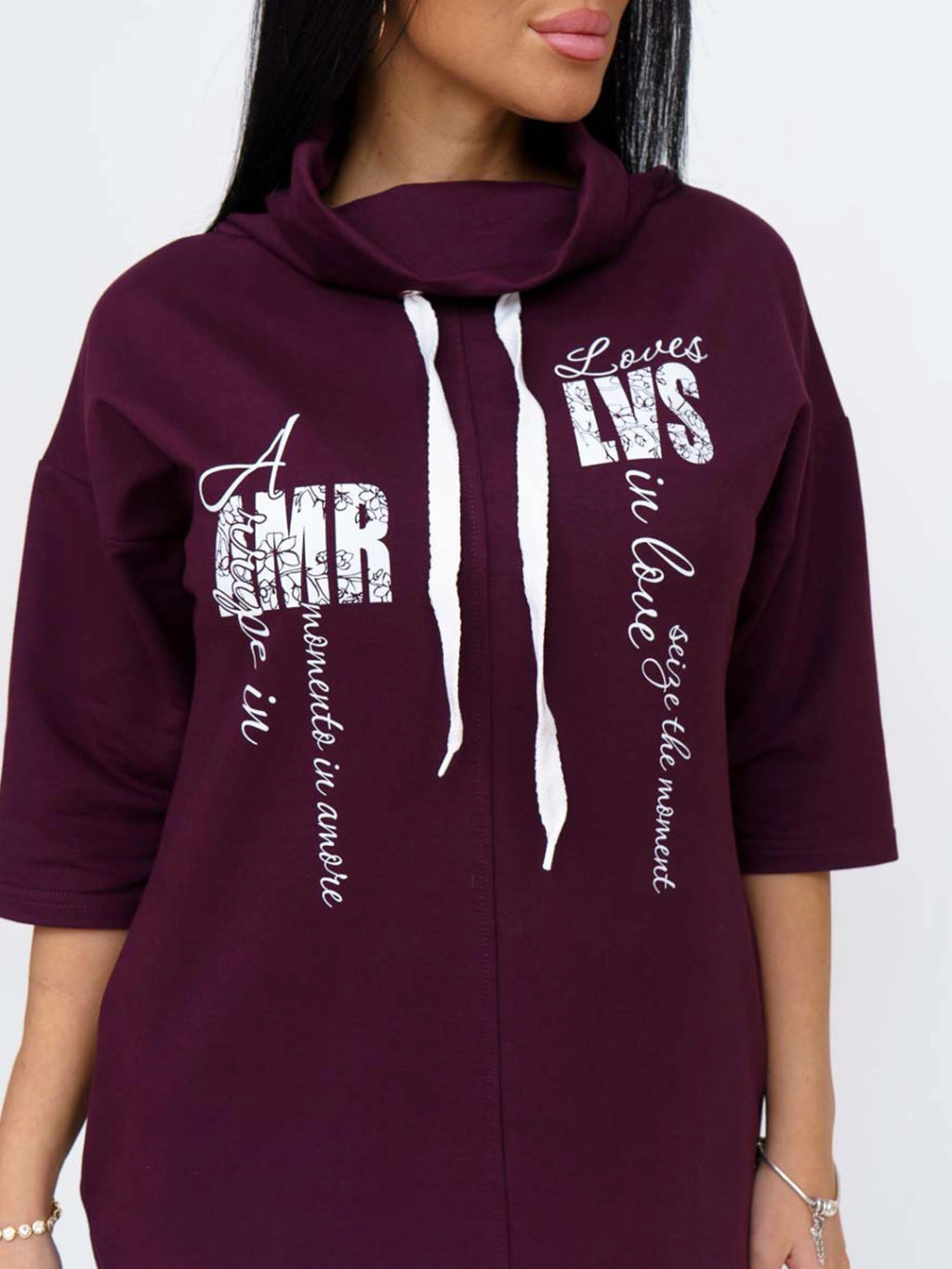 Платье женское, цвет бордо