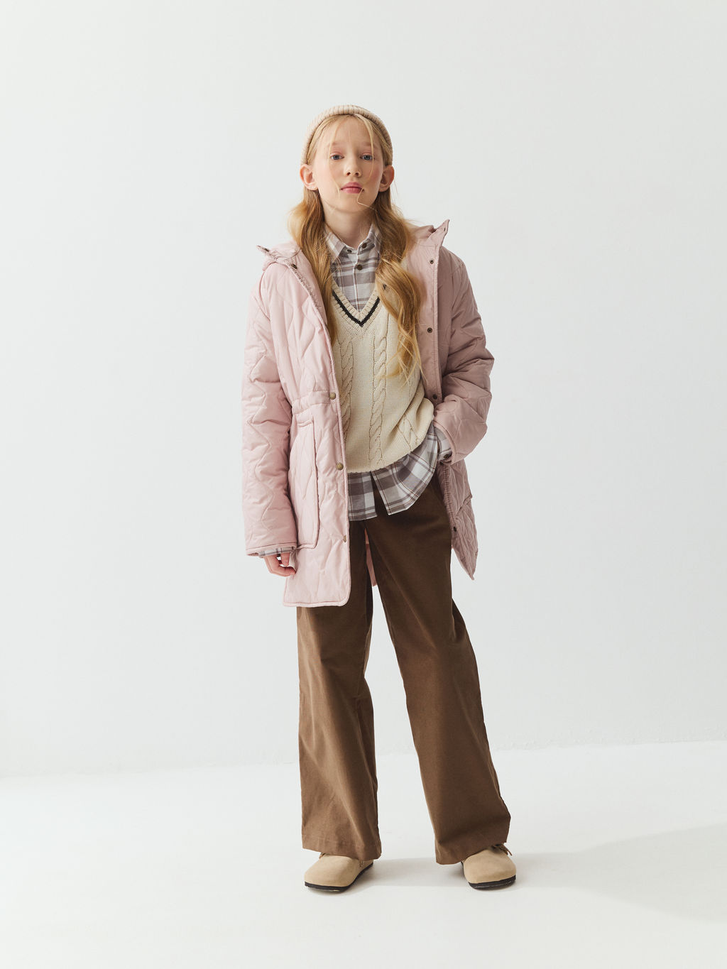 Куртка стеганая Пудра 7+ - Bungly фото 7