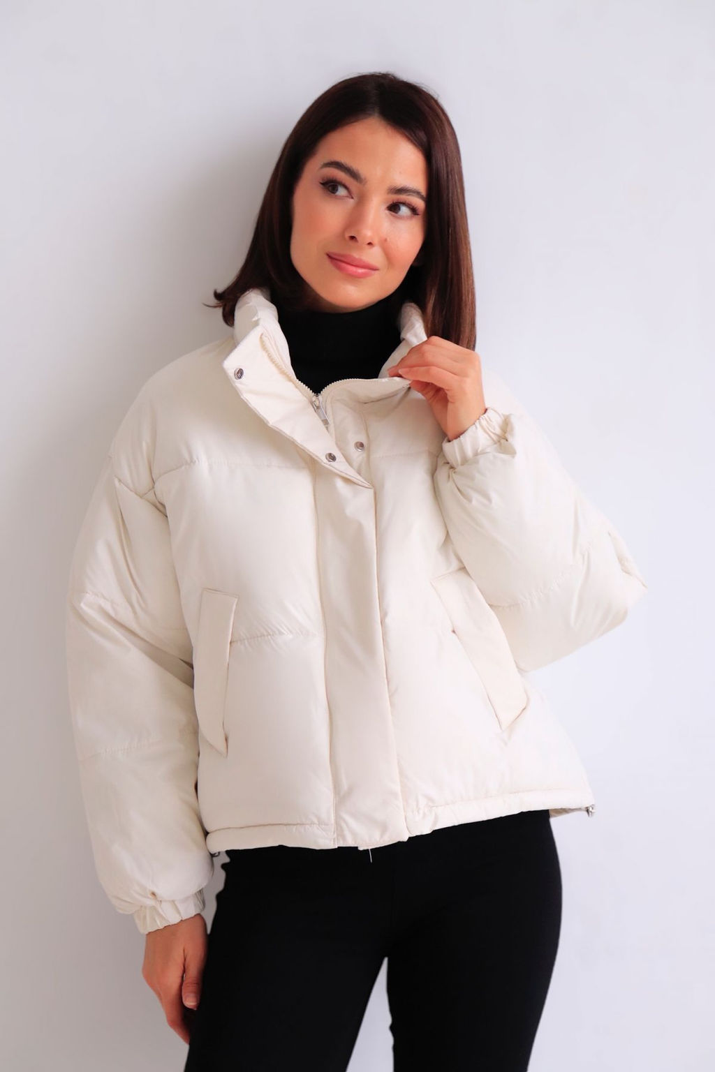 Martichelli Куртка укороченная молочная  фото 9