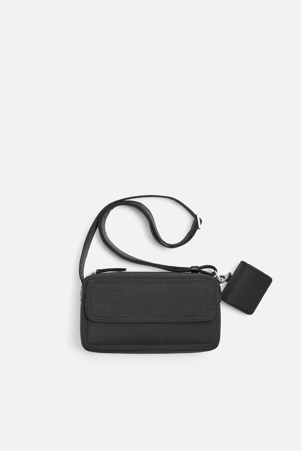 NYLON CROSSBODY BAG - Zara фото 3