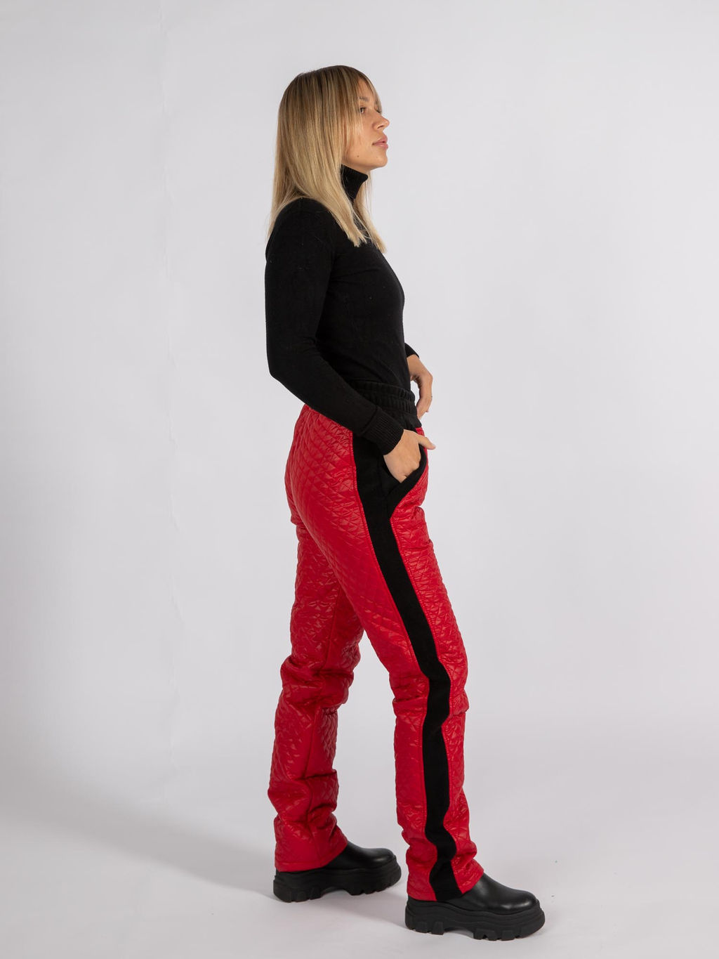 Брюки женские утепленные С211 Красный от фабрики Спортсоло