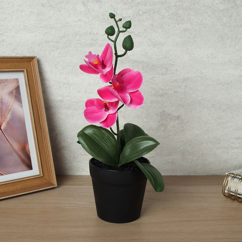 Цена за 1 шт. Цветочная композиция Орхидея / ZH-013 /уп 12/144/ - Галеонтрейд фото 5