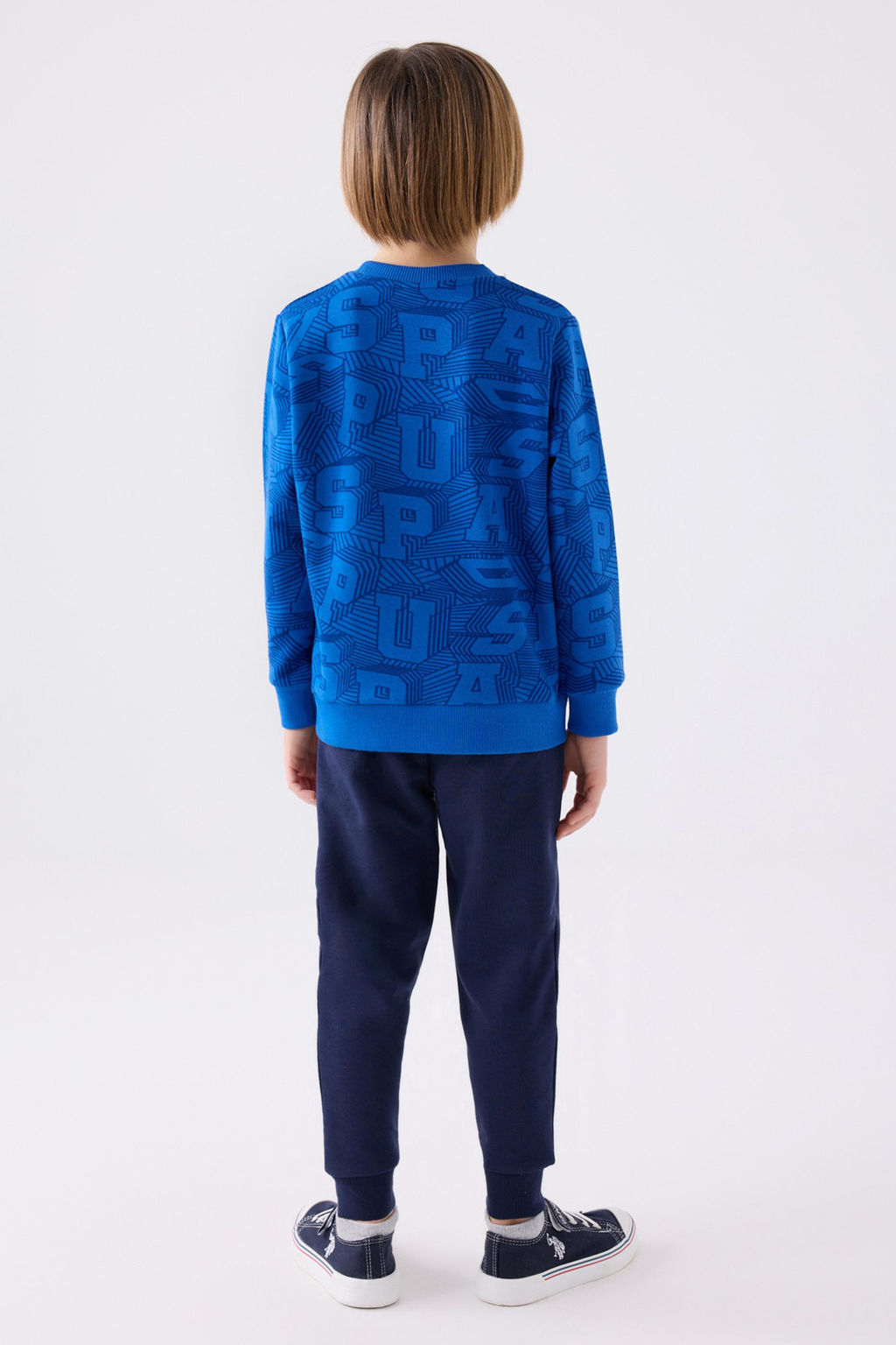 Пижамный комплект темно-синего цвета для мальчика - U.s. polo assn фото 4