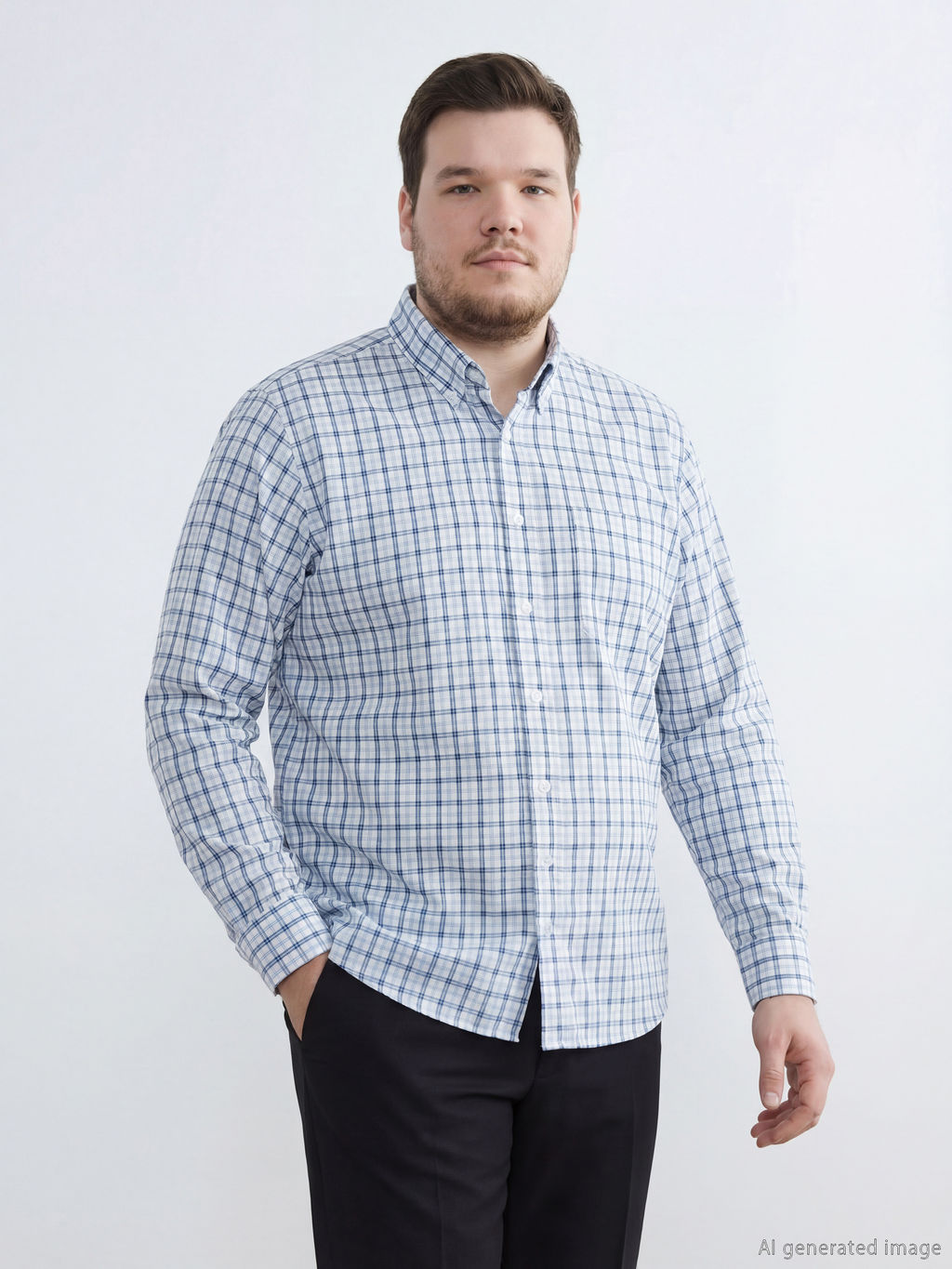 Regular Fit Ekose Gabardin Erkek G?mlek