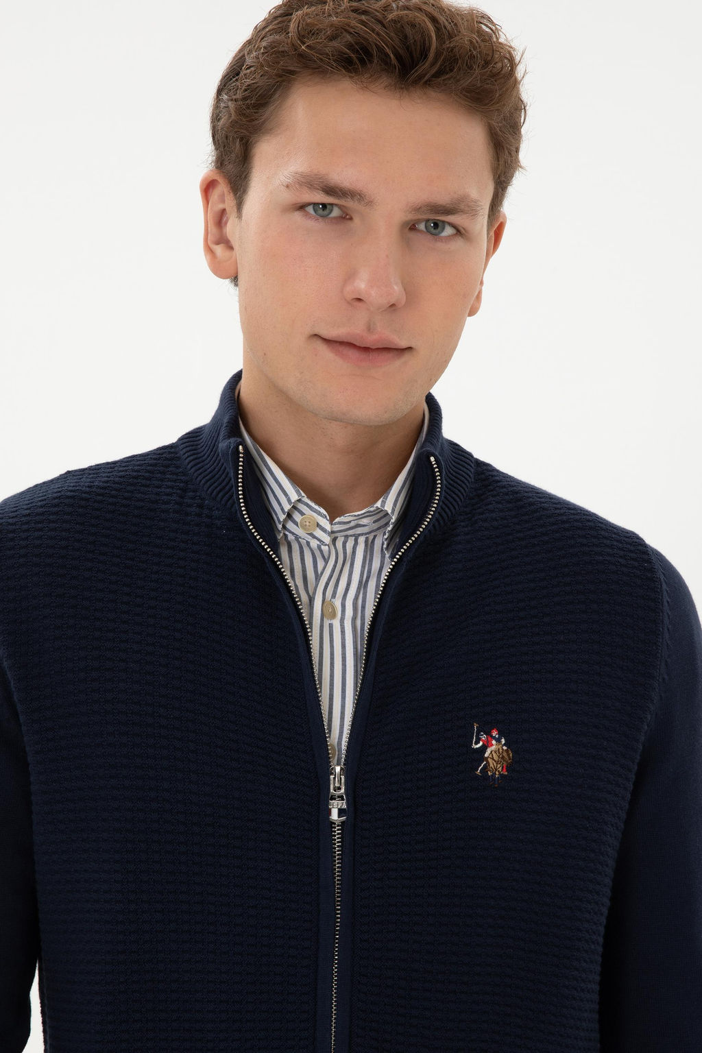 Erkek Lacivert Basic Triko H_rka - U.s. polo assn фото 2