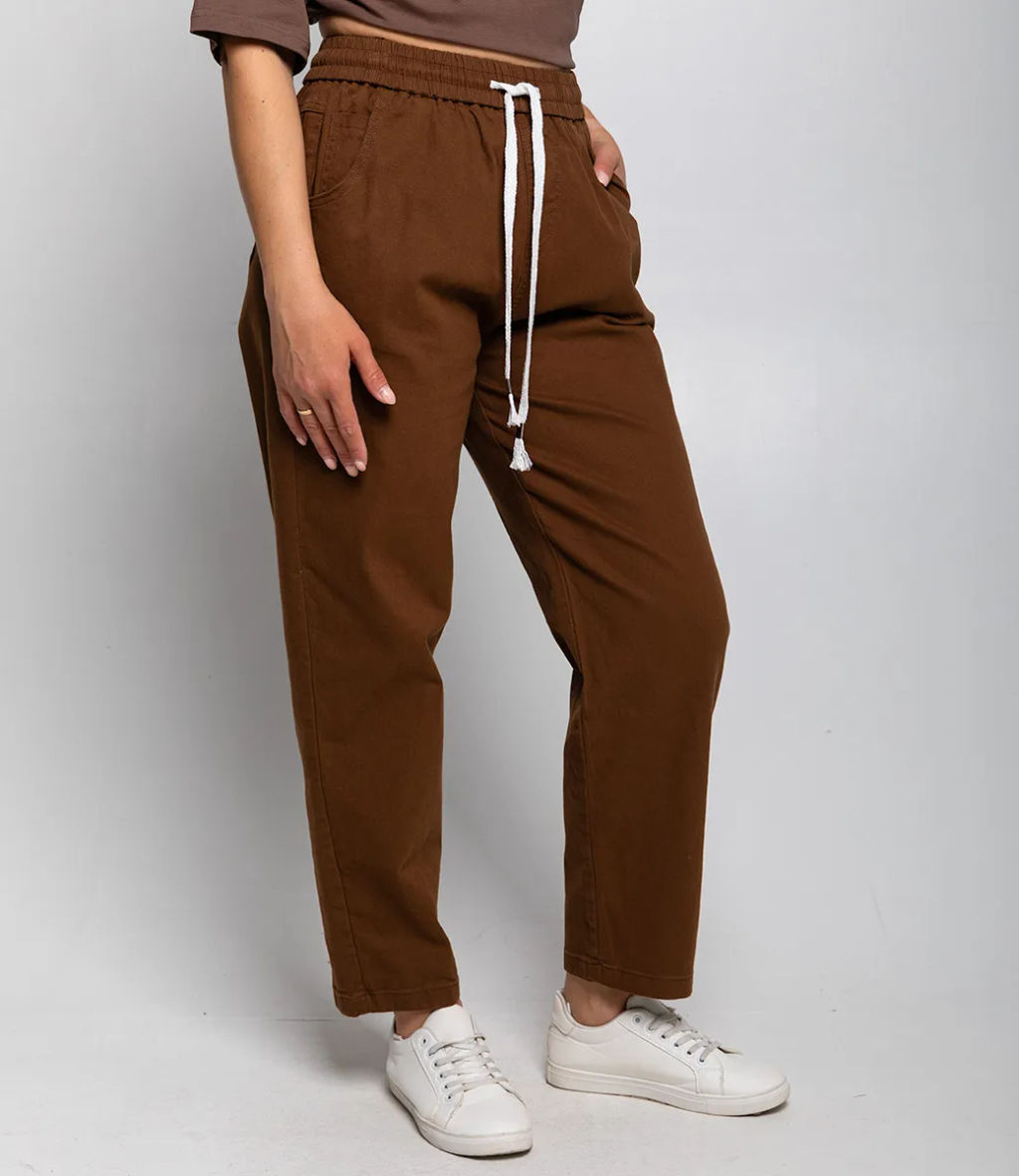 Брюки #КТ2610 (1), коричневый - Dommod фото 3