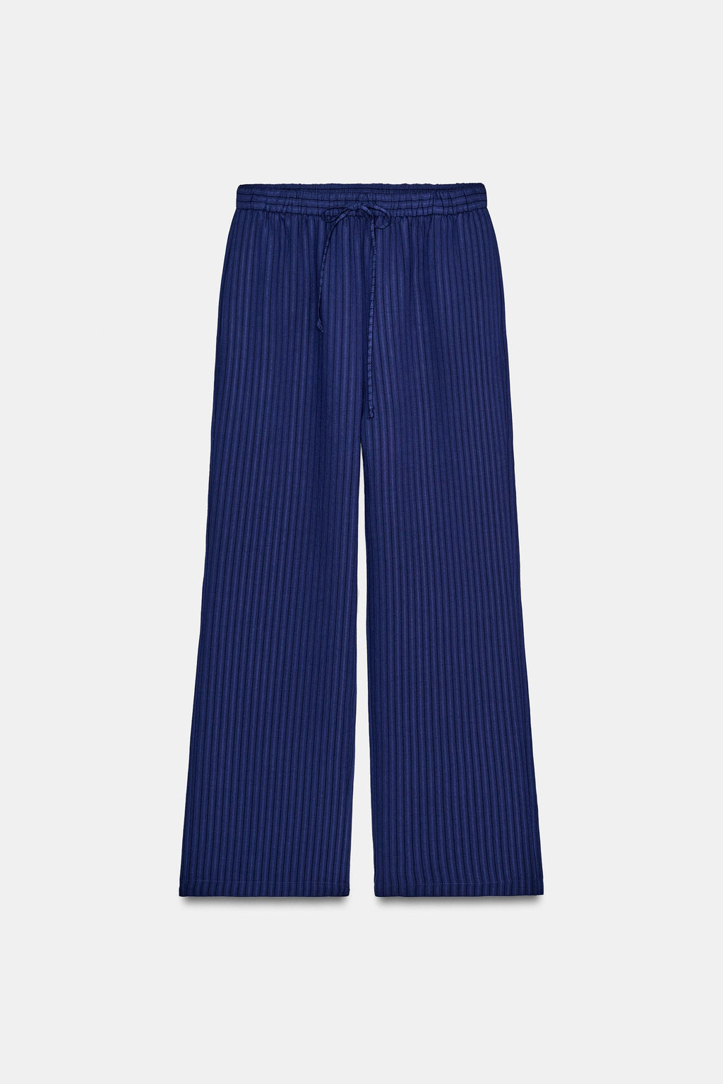 PANTAL?N PIJAMERO ESTRUCTURA ZW COLLECTION / Marino - Zara фото 5