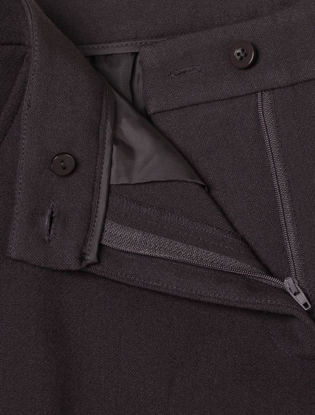 Прямые брюки из супер-плотной эластичной поливискозы