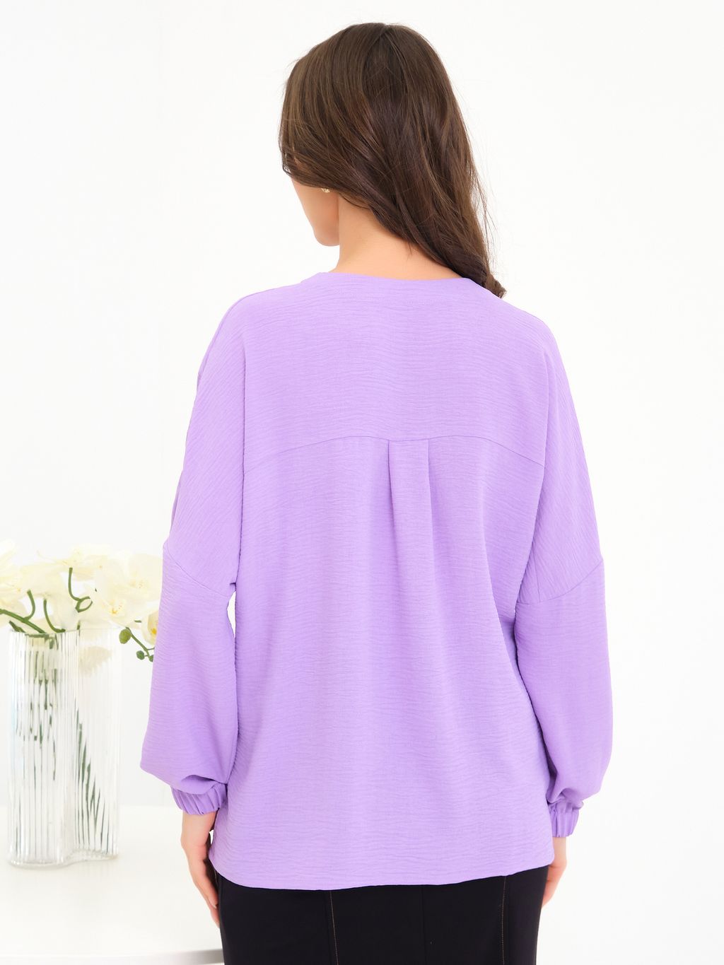 Блуза с рукавом на резинке - Stilla фото 23