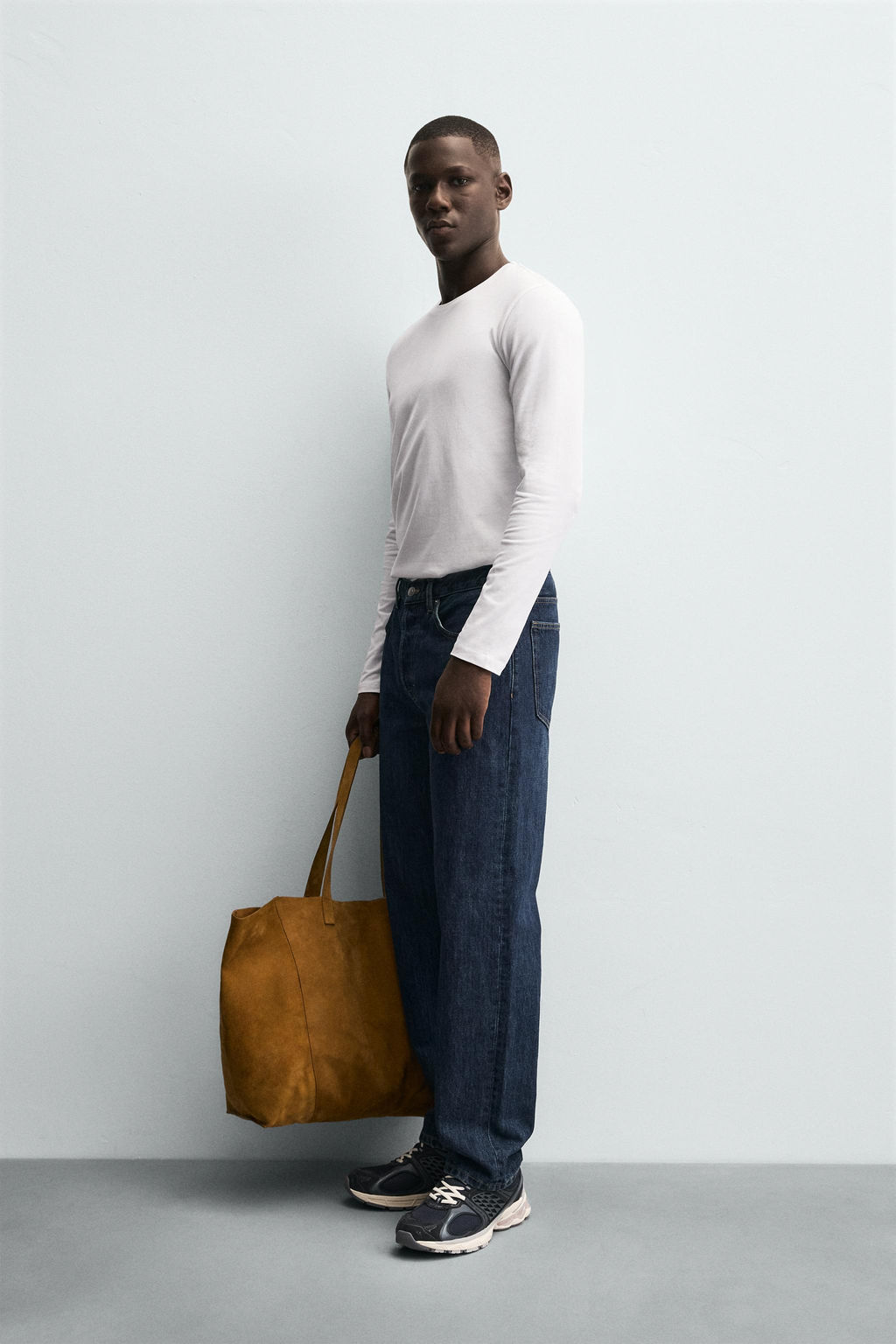 BASIC SLIM FIT T-SHIRT - Zara фото 4