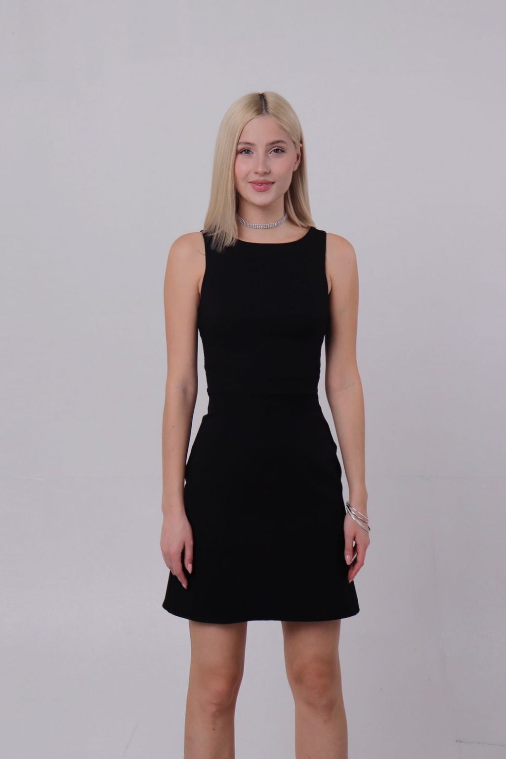 Мини-платье чёрное - Martichelli фото 5