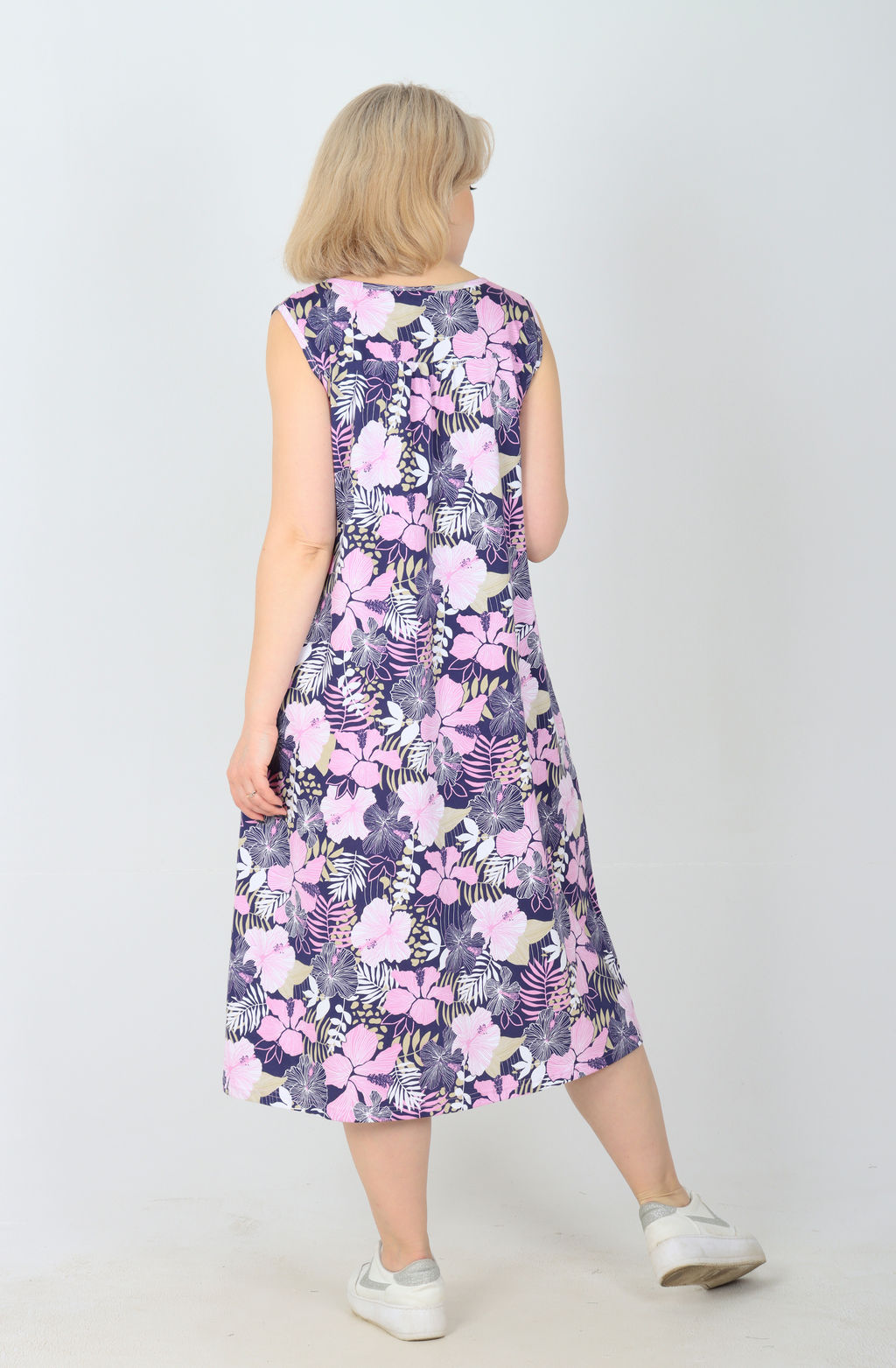 Сарафан Мимоза Х-456 (44-62) кулирка - Лотос фото 14