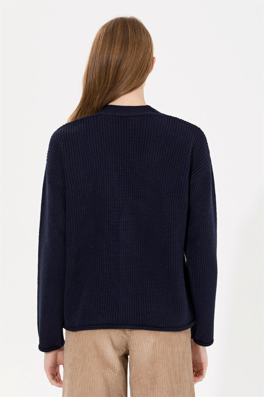 U. S. Polo Assn Женский темно-синий трикотажный кардиган - U.s. polo assn фото 11