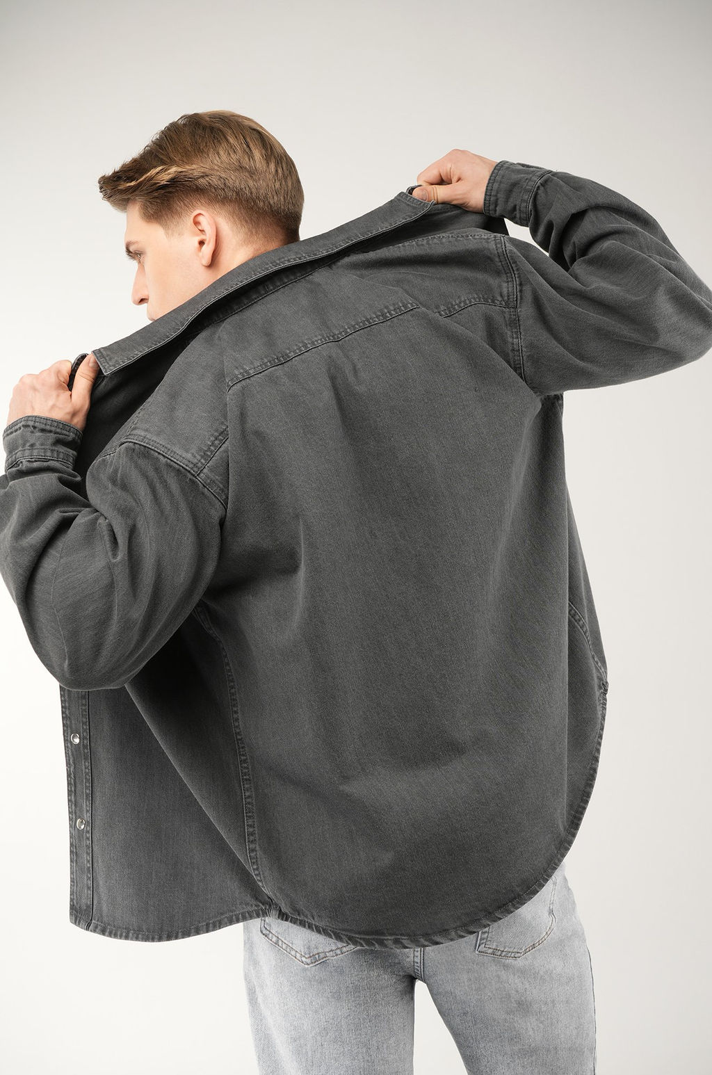 Мужская джинсовая рубашка Happyfox - Happy fox фото 6