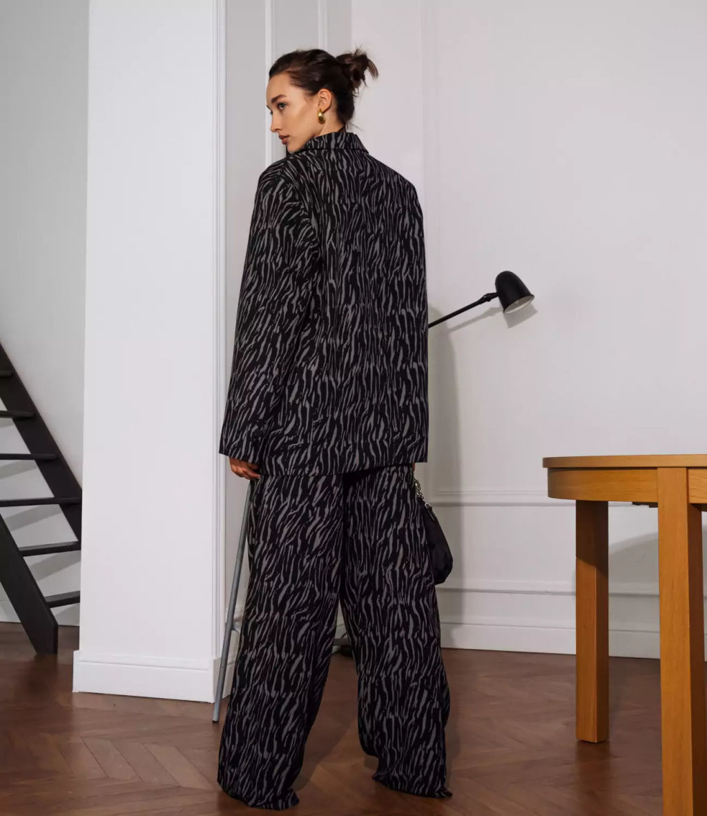 Костюм #КТ2793, чёрный,серый - Dommod фото 3