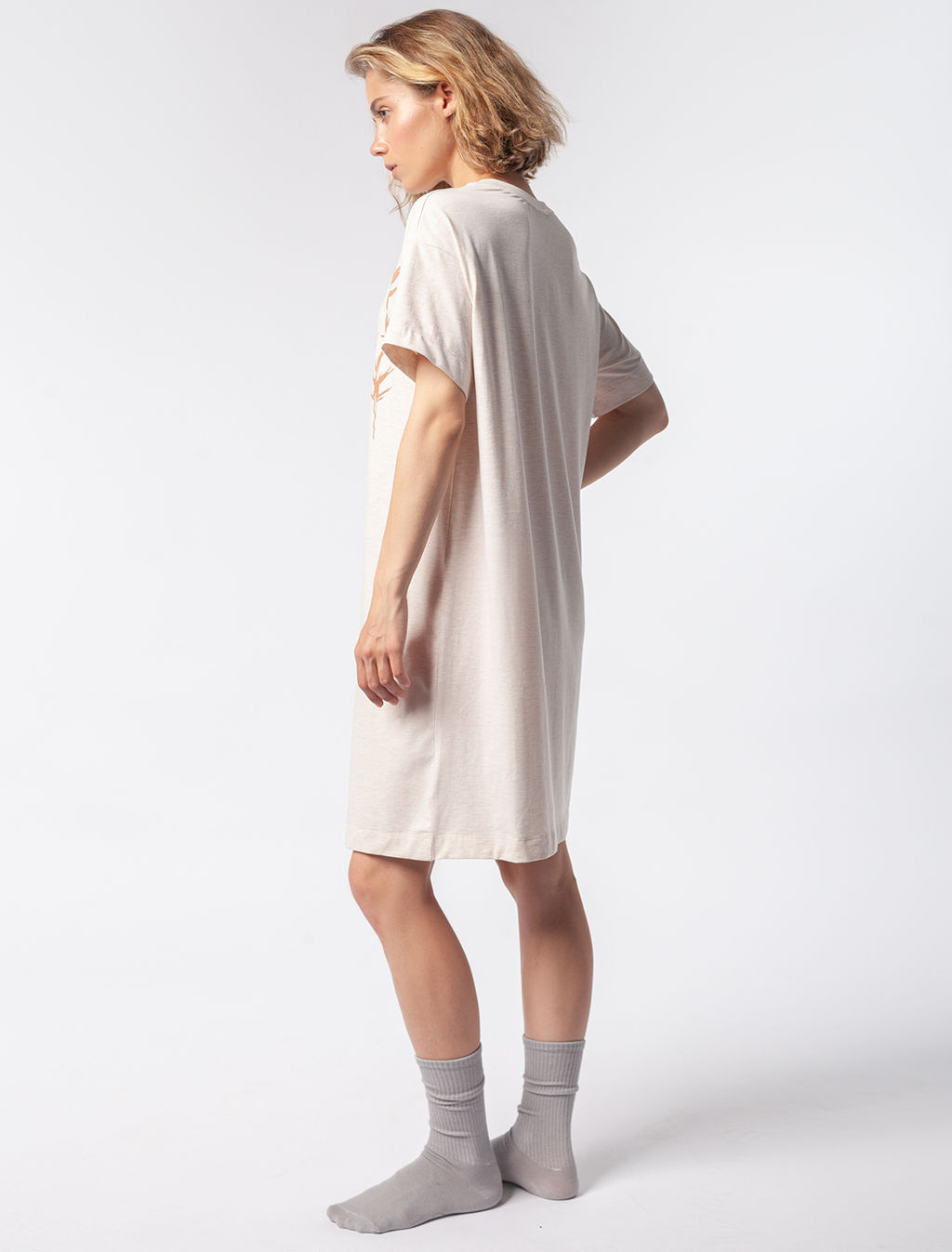 VILATTE / Платье из премиального хлопка с авторским принтом  фото 3