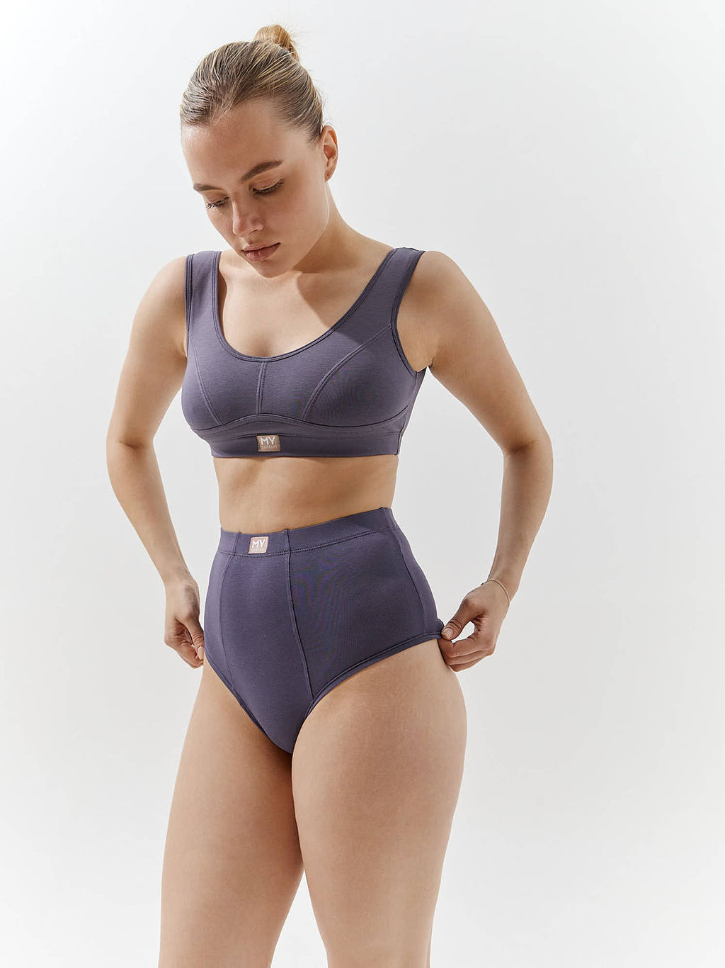 MY Трусы слипы "бойфренды" жен. хлопок DS103