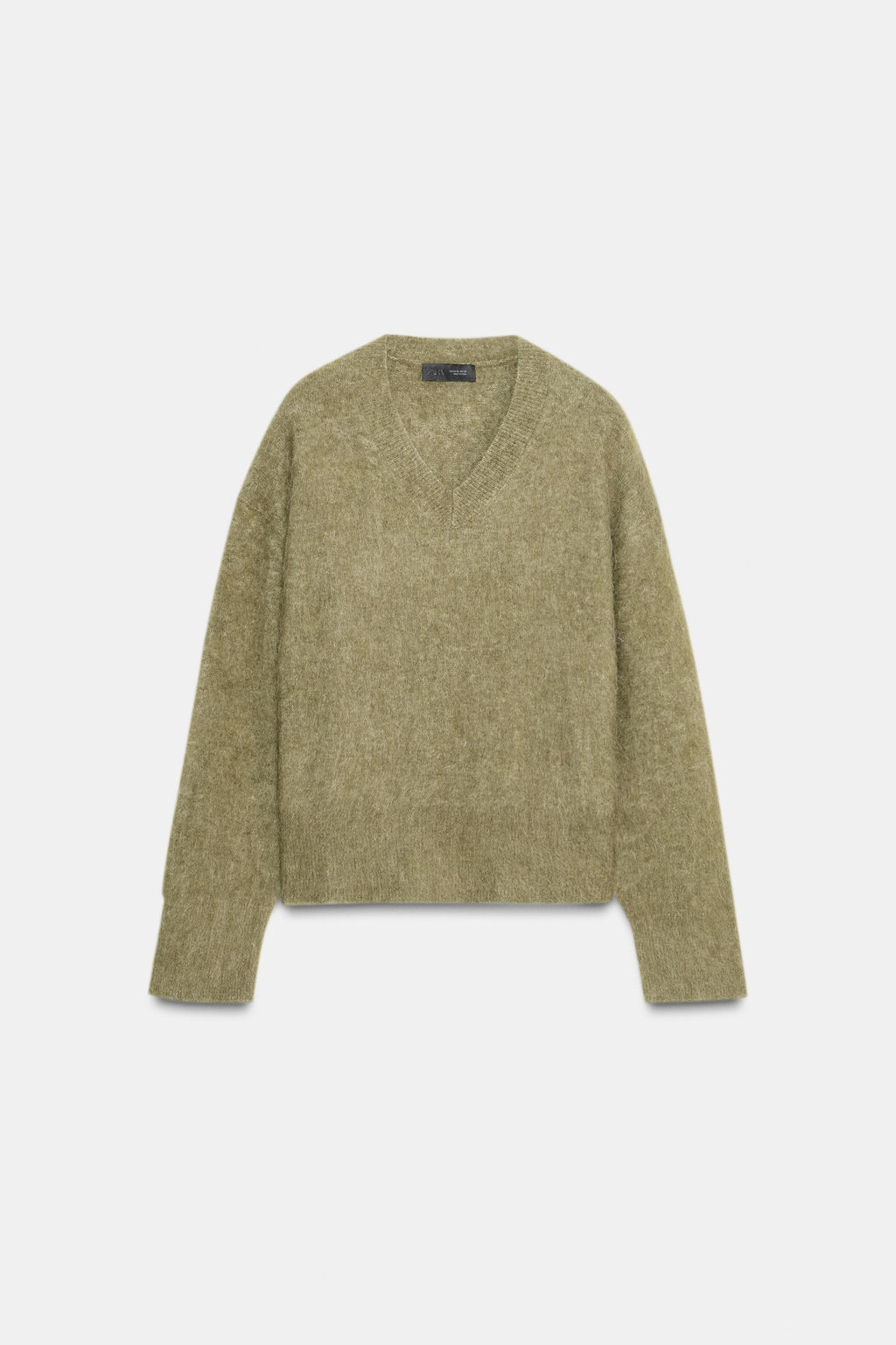 BRUSHED EFFECT KNIT SWEATER - Zara фото 6