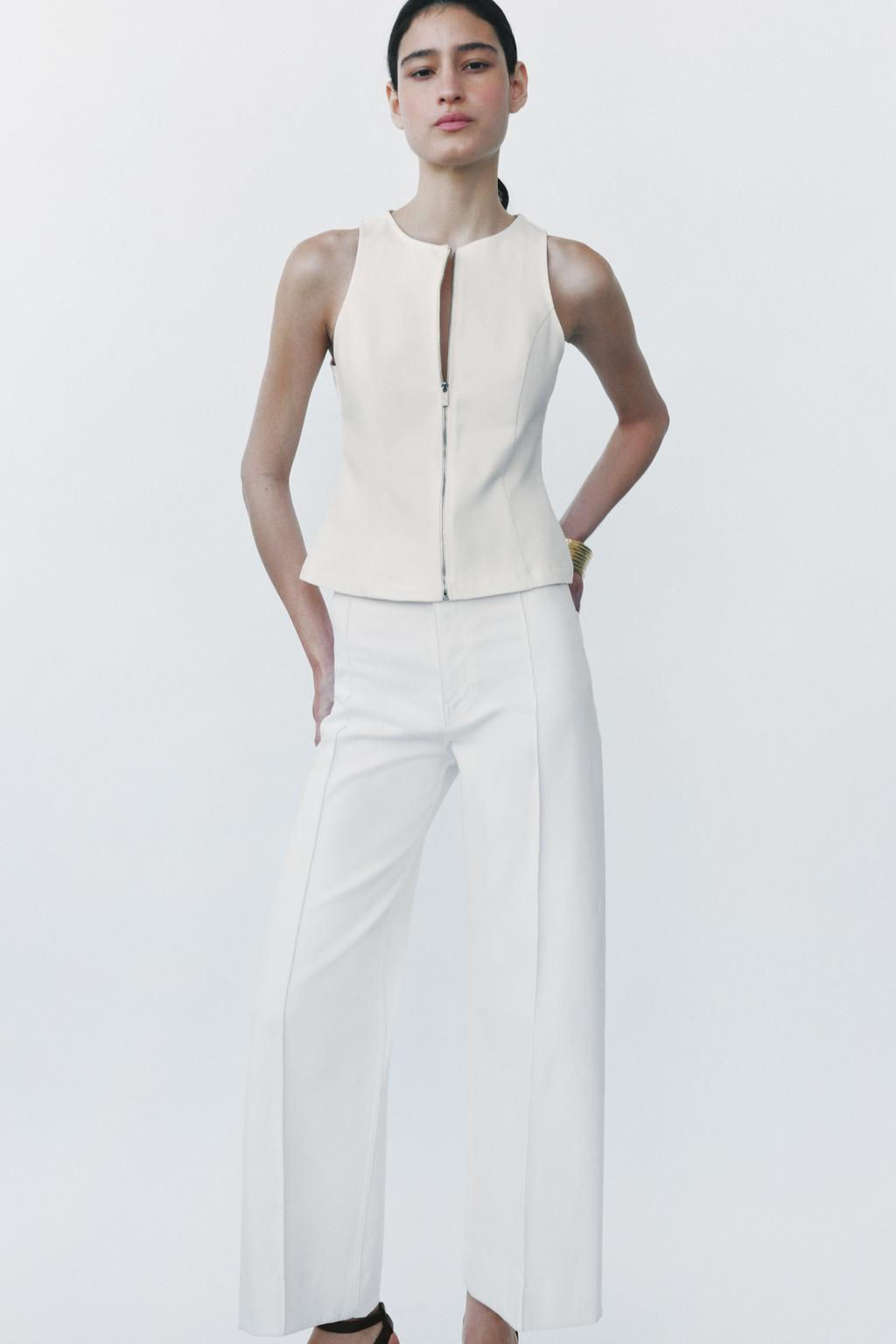 ZW COLLECTION WIDE-LEG HIGH-WAIST JEANS - Zara фото 63