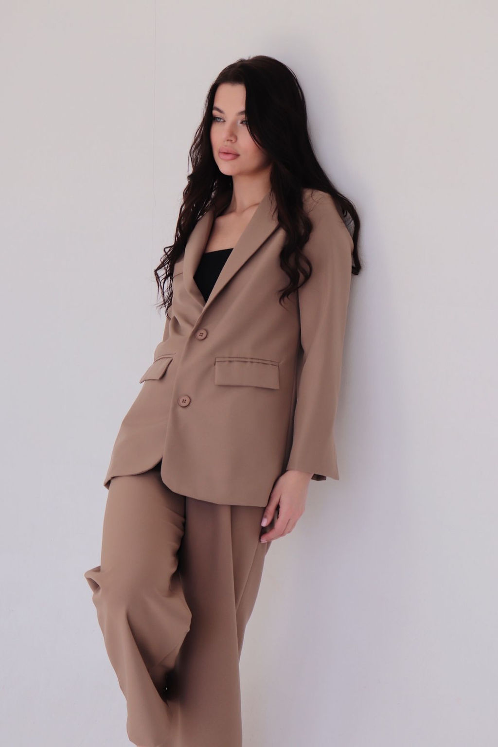 12394 Костюм брючный кофе - Martichelli фото 4