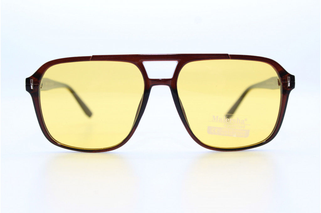 Солнцезащитные очки Maiersha (Polarized) 03891 (55-18-142) C10-35 желтая линза  фото 2