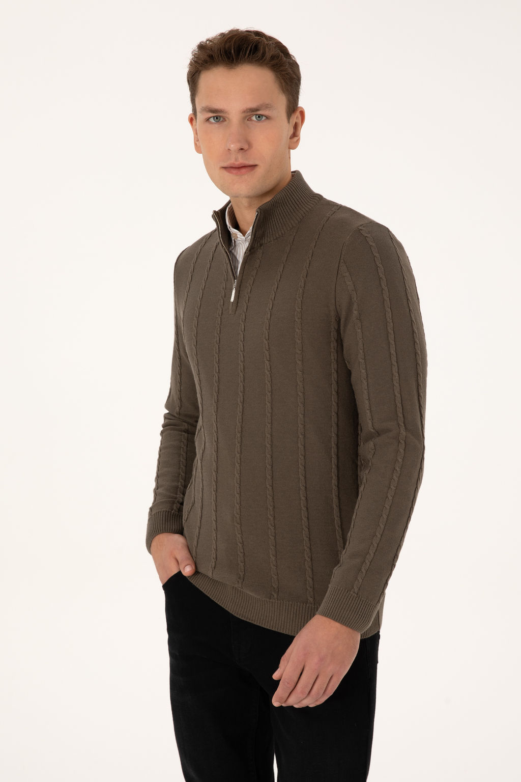 Erkek Vizon Kazak - U.s. polo assn фото 10