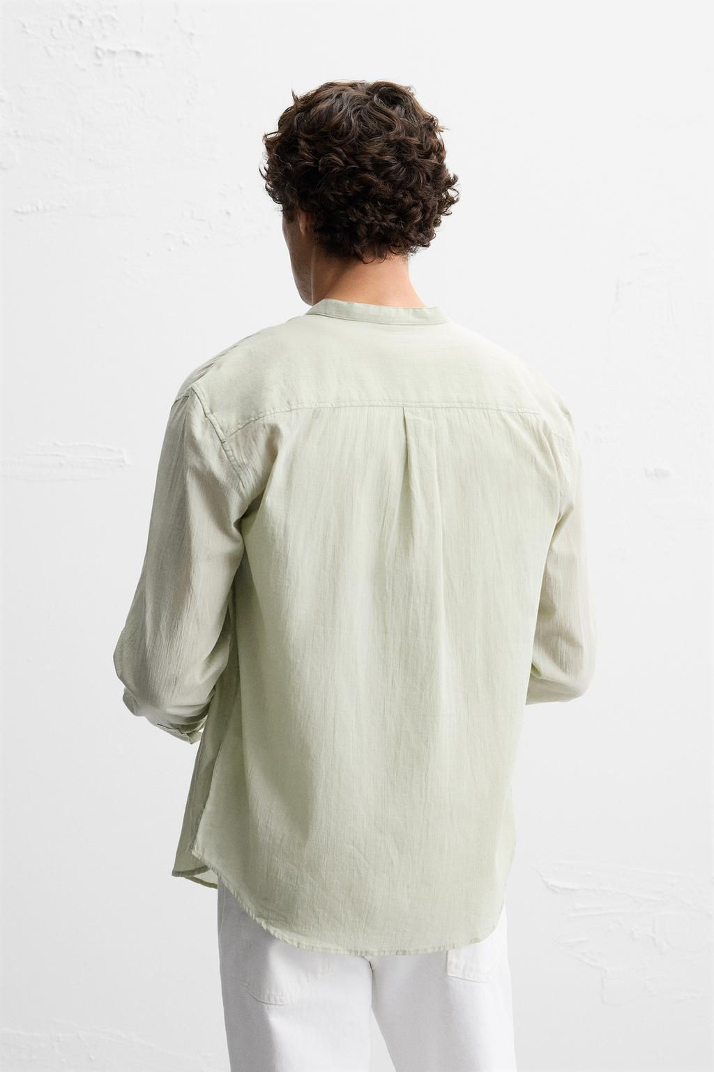 CREASED-EFFECT SHIRT - Zara фото 17