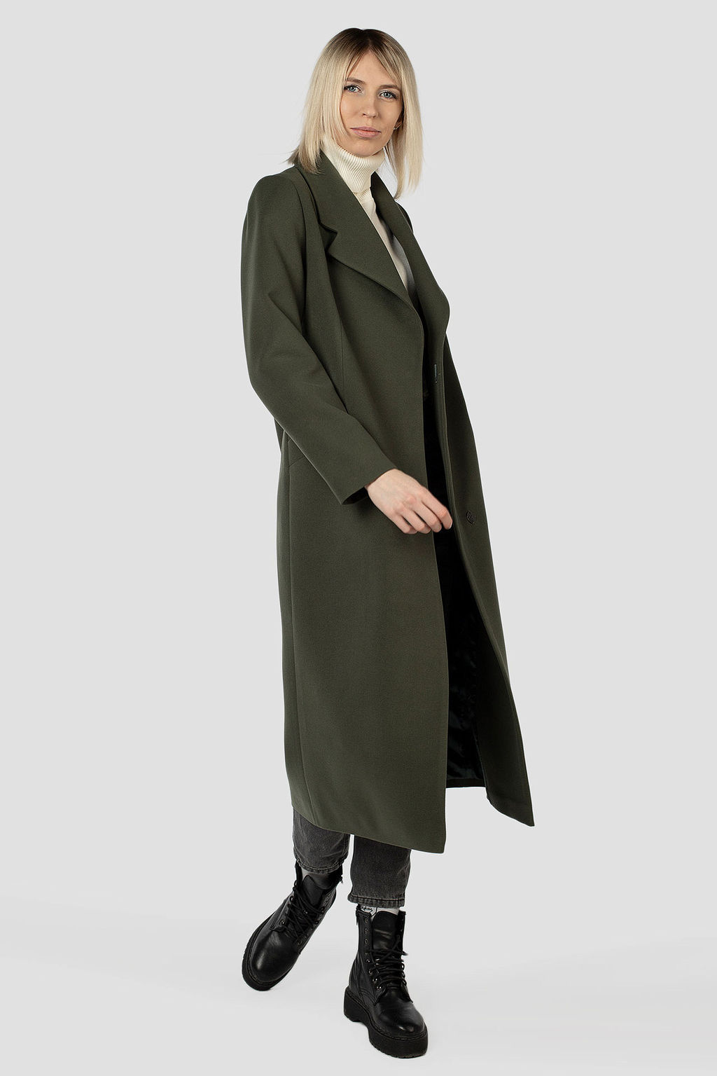 Пальто женское демисезонное (пояс)