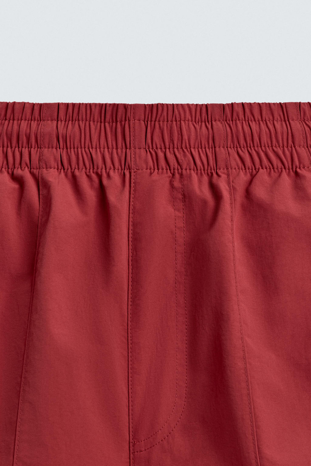 PANTAL?N JOGGER T?CNICO BANDAS CONTRASTE / Rojo - Zara фото 8