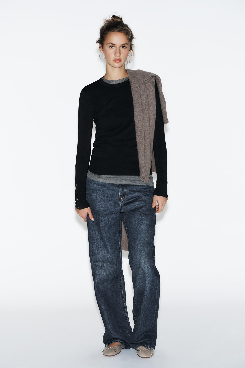 BASIC PLAIN KNIT JUMPER - Zara фото 10