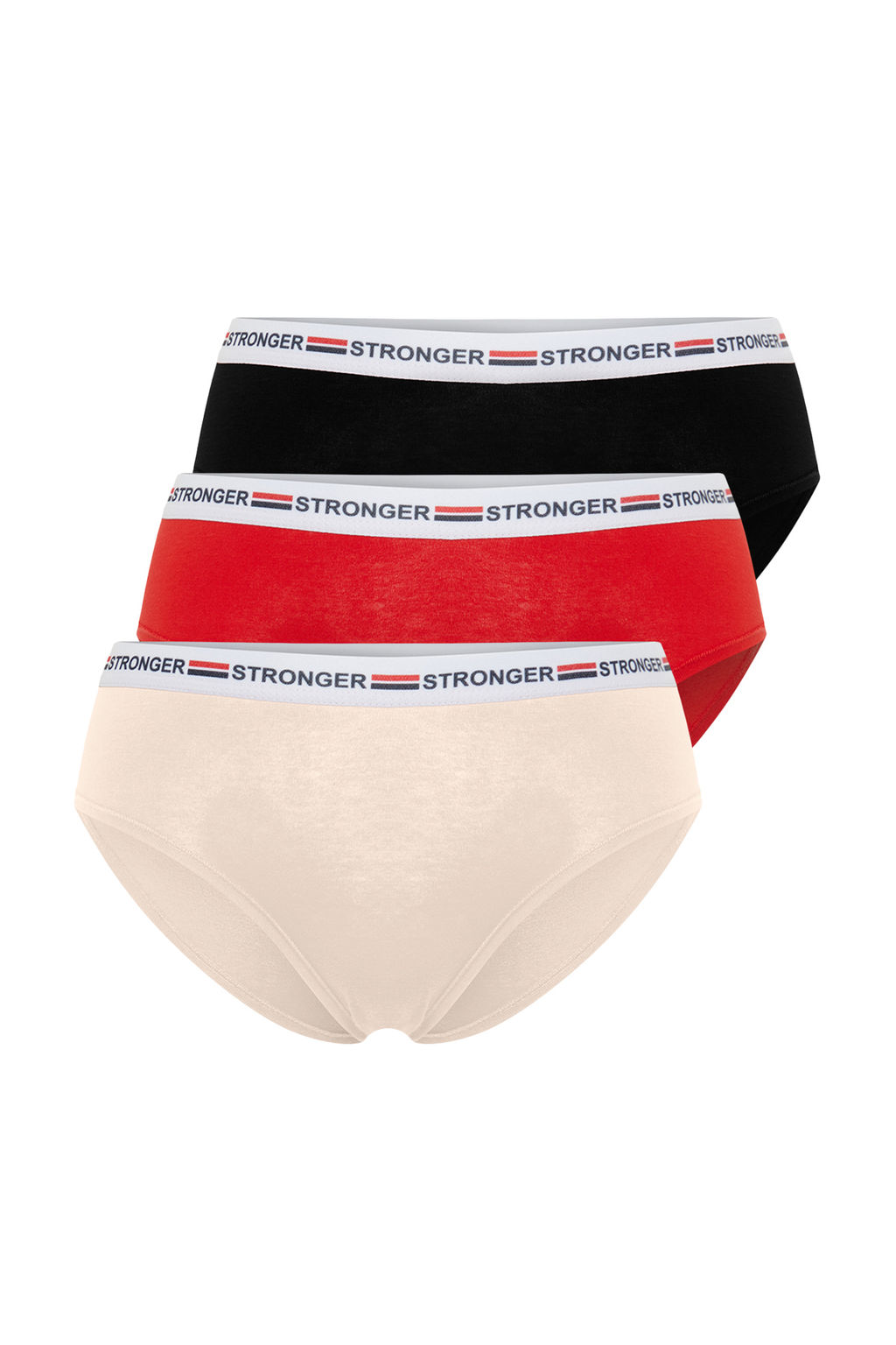 Trendyolmilla Cok Renkli 3lu Paket Pamuklu Slogan Lastik Detayl? Hipster Orme Kulot THMSS24KU00036 фото 10