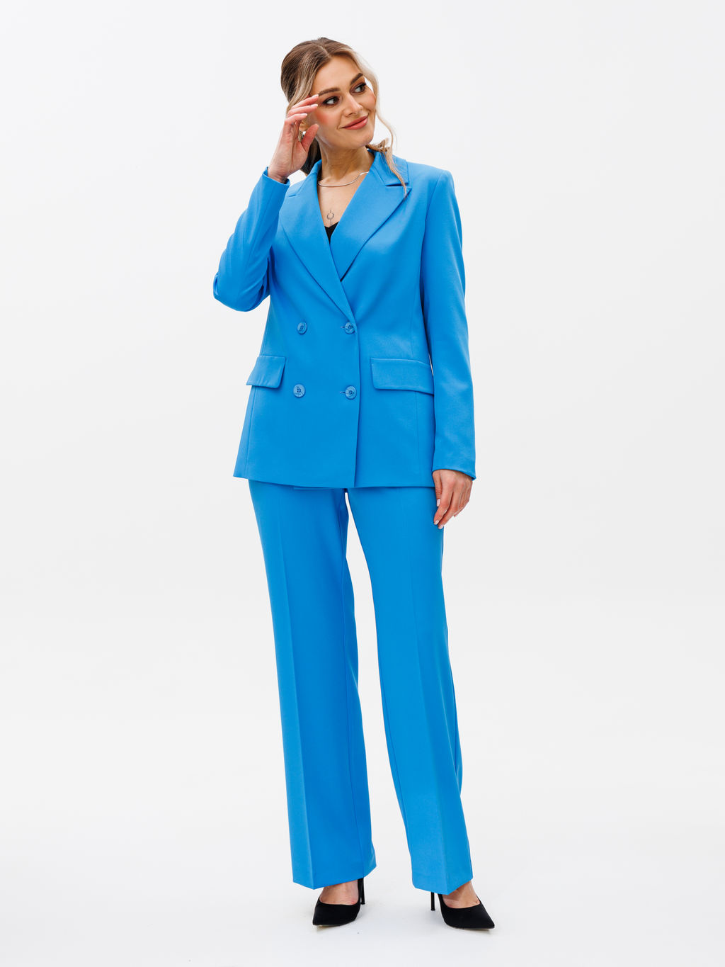 Костюм из жакета и брюк - Gizart фото 7