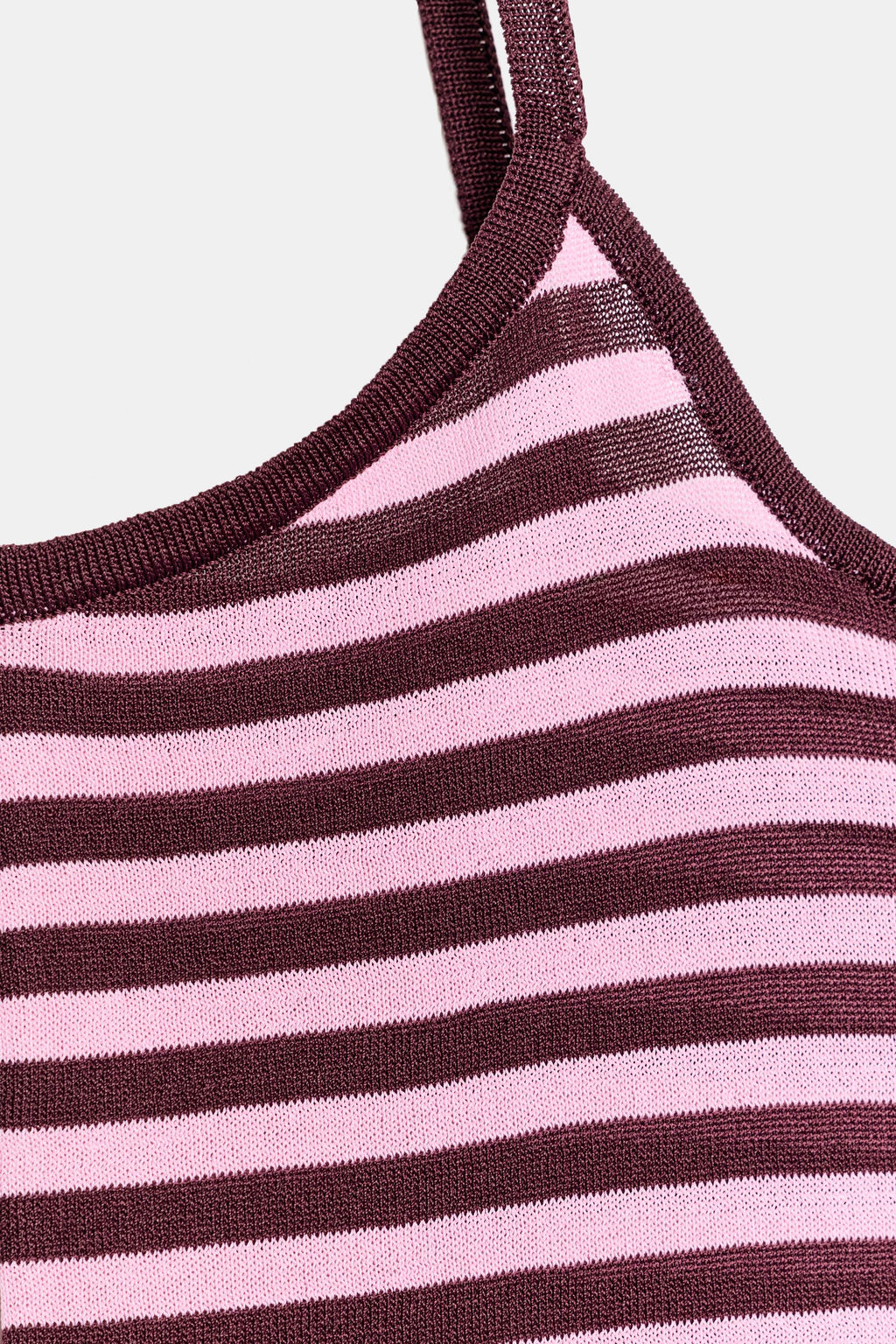 TOP PUNTO TIRANTES RAYAS / Rosa medio - Zara фото 6