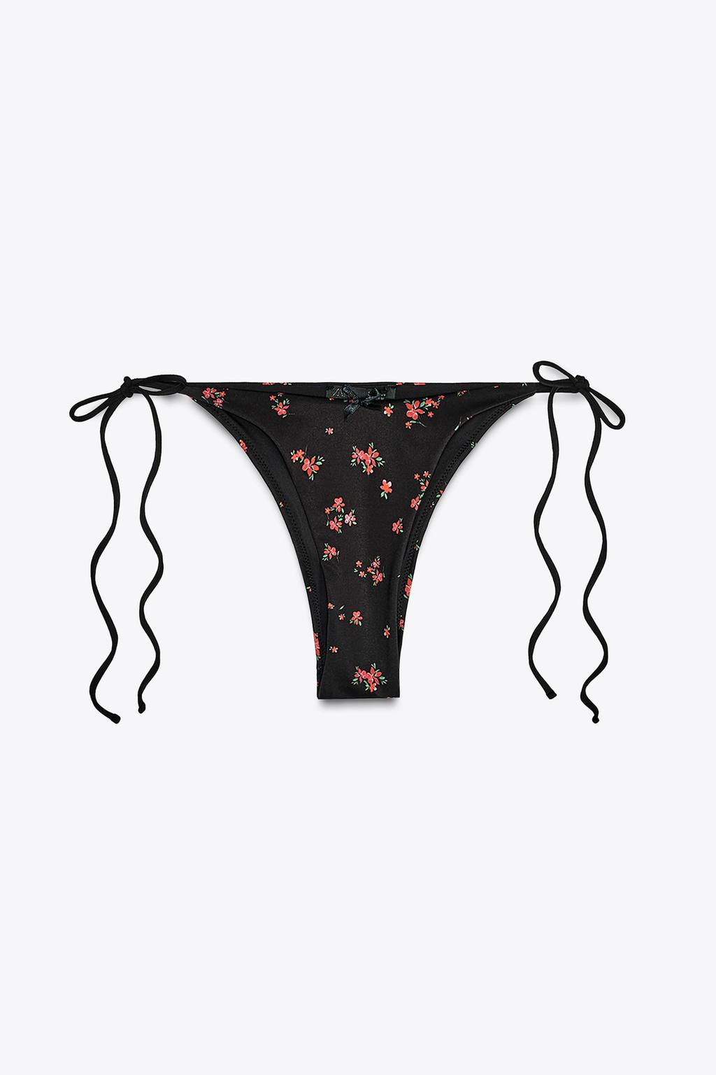 FLORAL PRINT BIKINI BOTTOMS - Zara фото 5