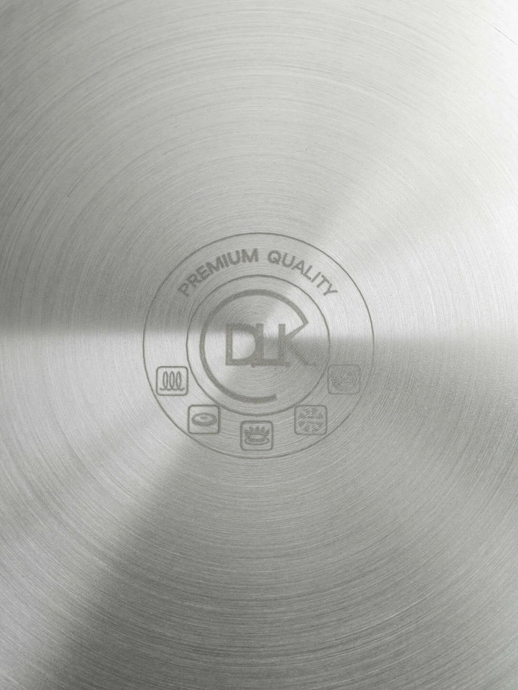 Сковорода блинная из нерж.стали без крышки 22х2см.с воронением и керамич.покрытием внутри.арт5550-22 - D.L.K. фото 5